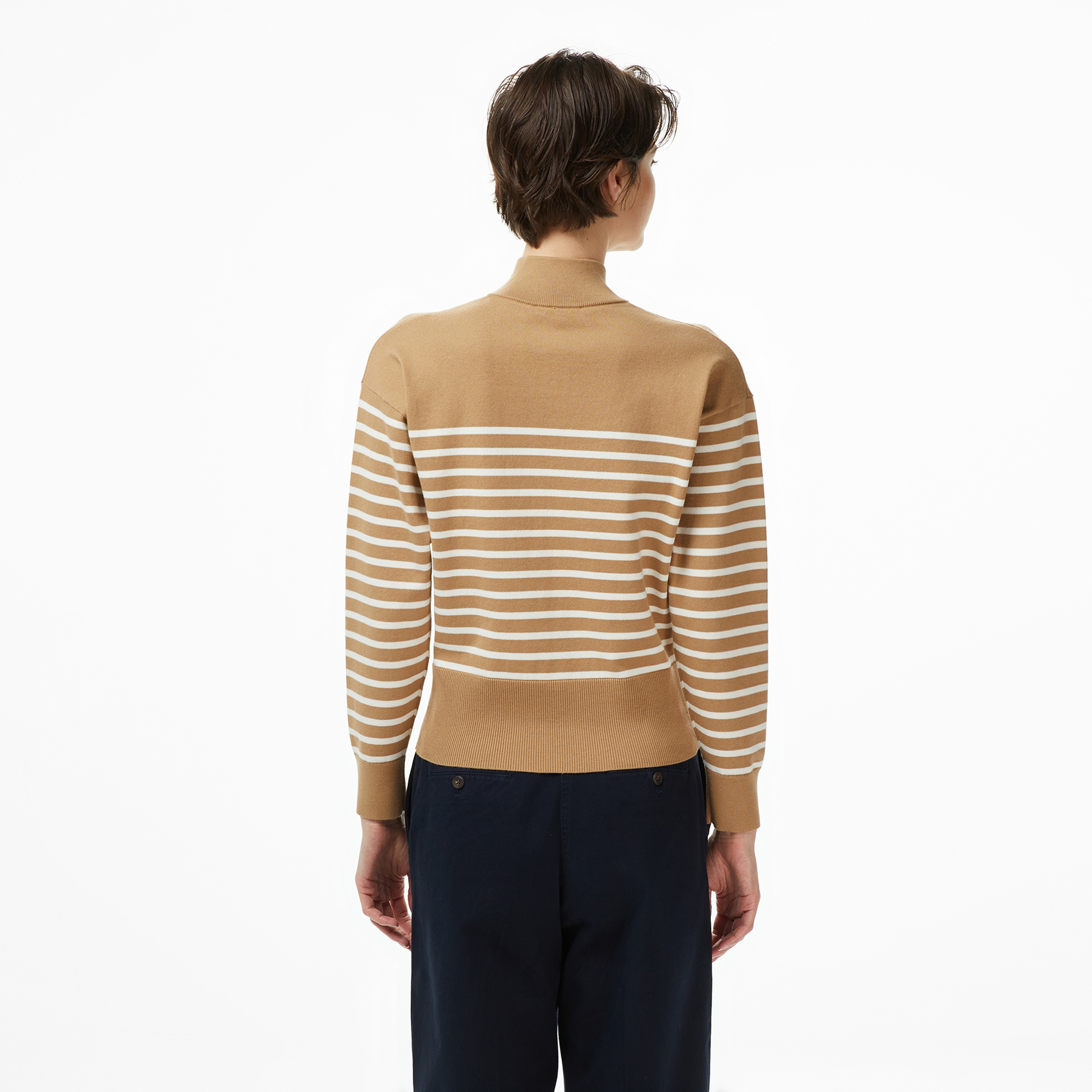 Tommy Hilfiger Jersey Gold Kadın Bej Kazak