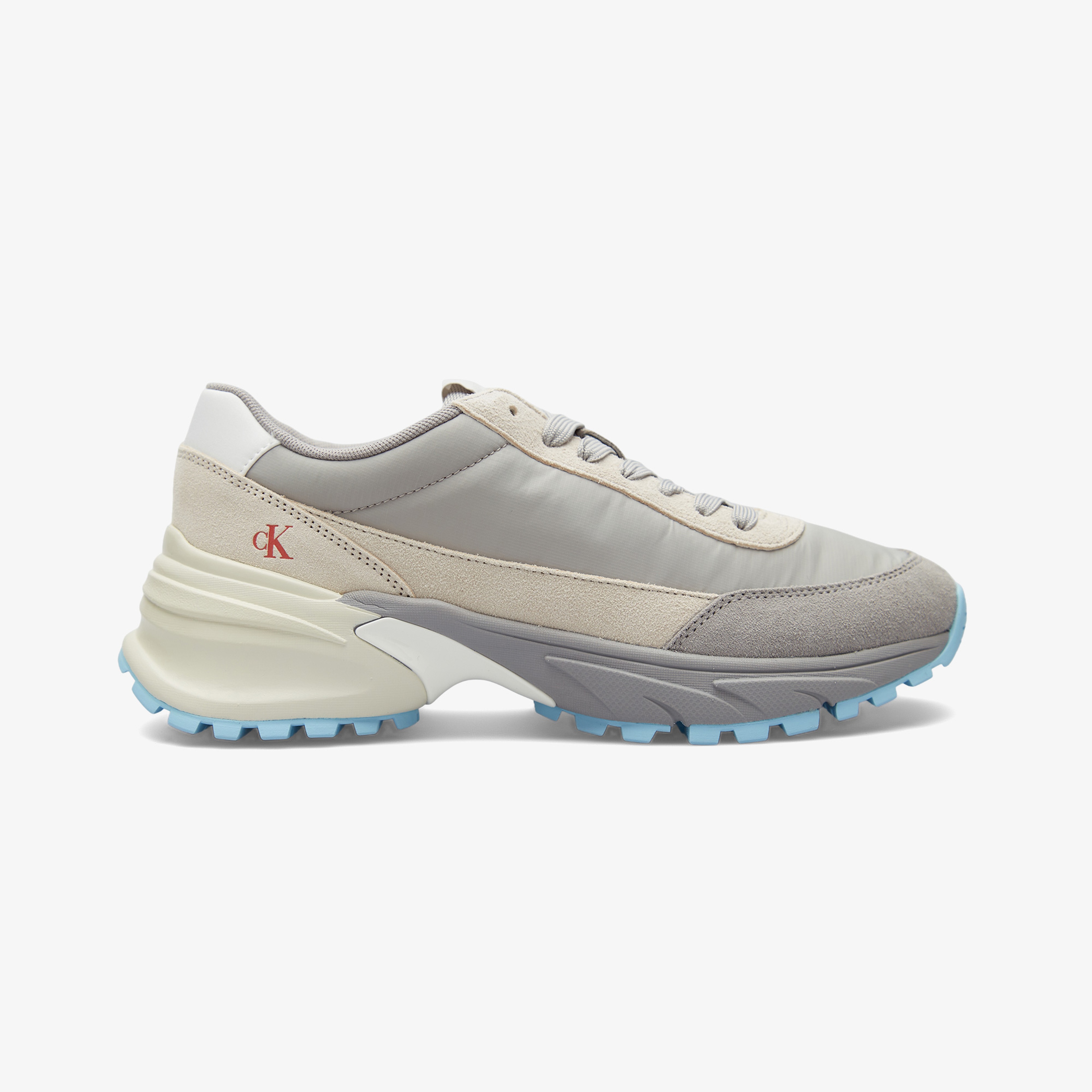 Calvin Klein Hike Runner Mg Nylon Mix Kadın Gri Sneaker
