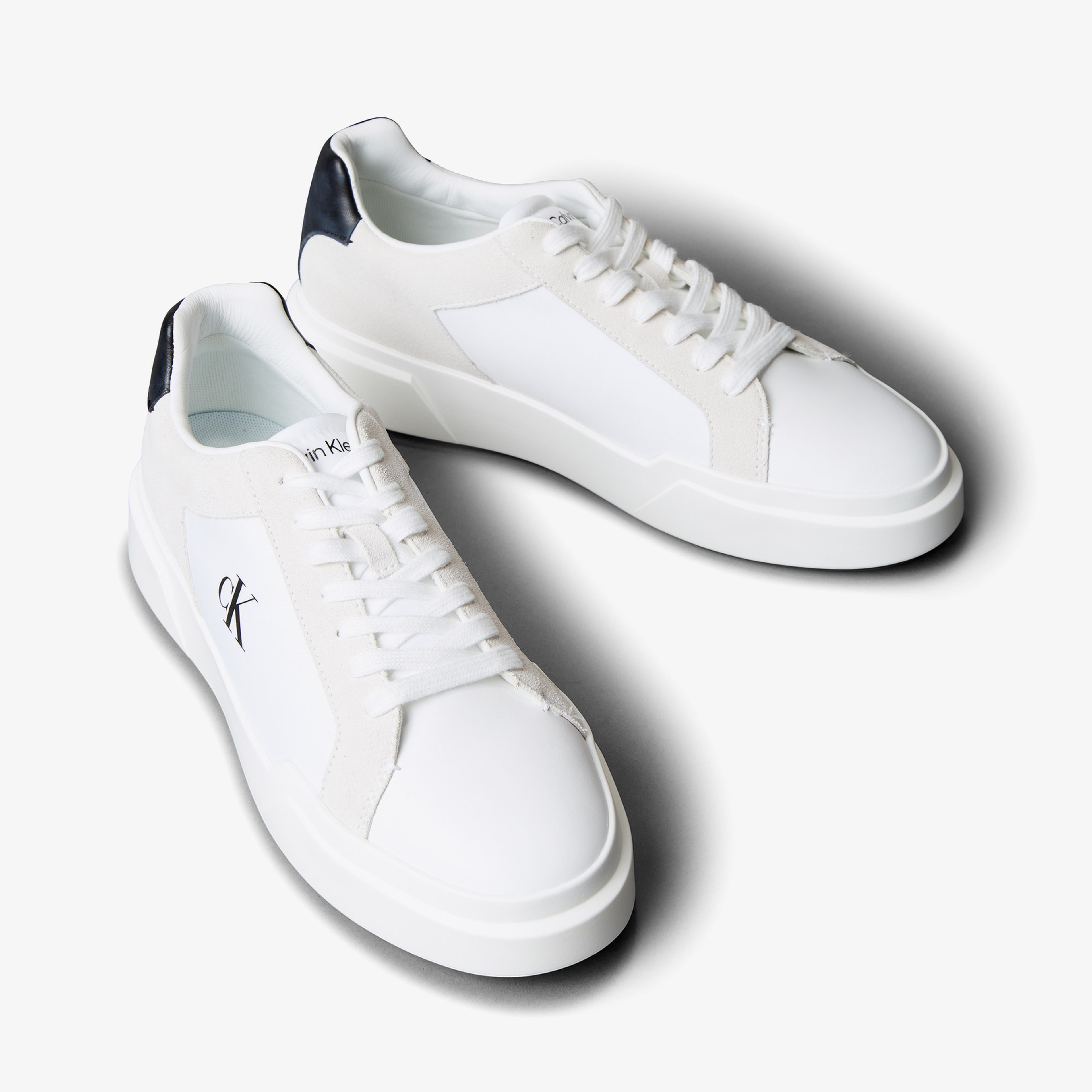Calvin Klein Chunky Cupsole Lace Up  Mix Erkek Beyaz Sneaker