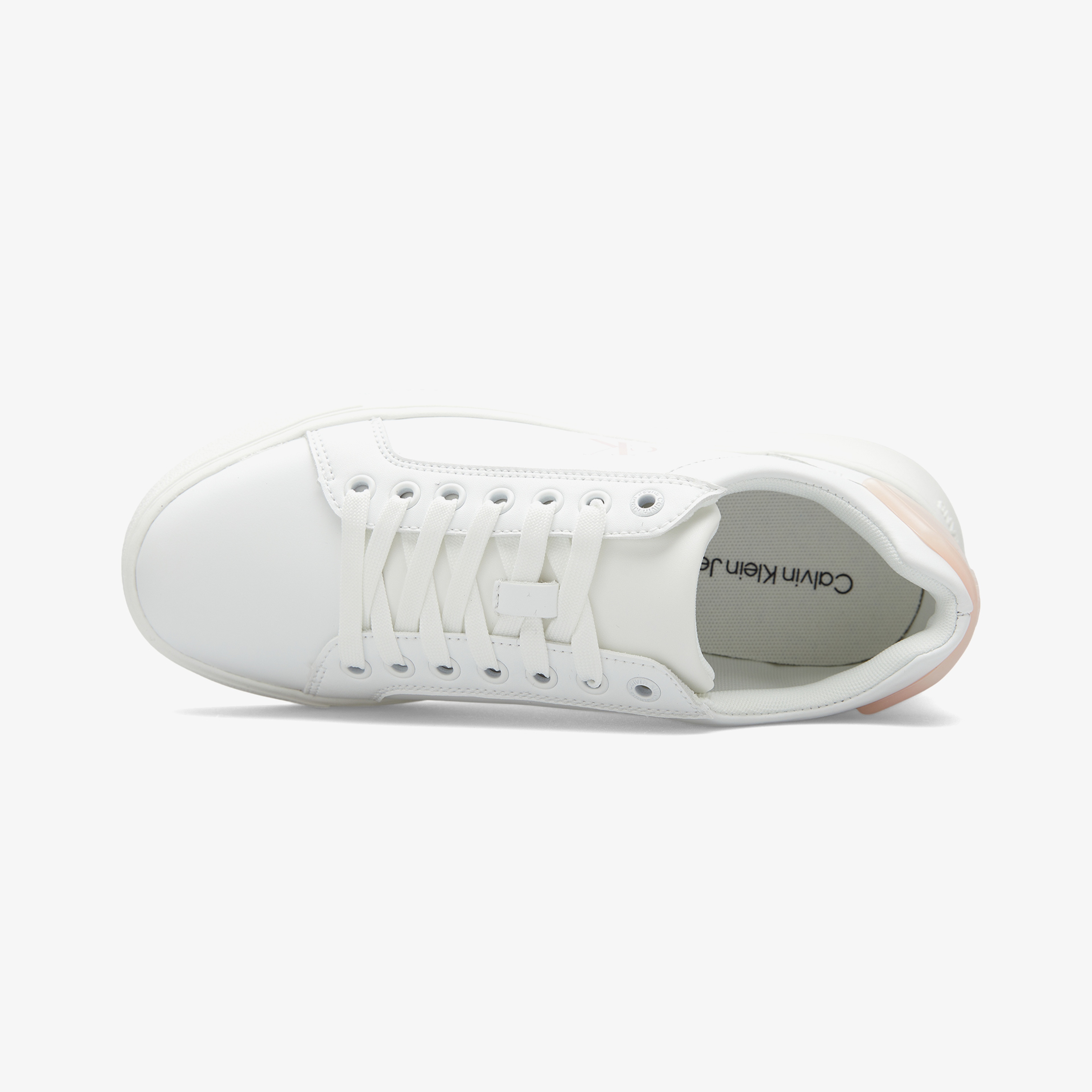 Calvin Klein Chunky Cupsole Patch Kadın Beyaz Sneaker
