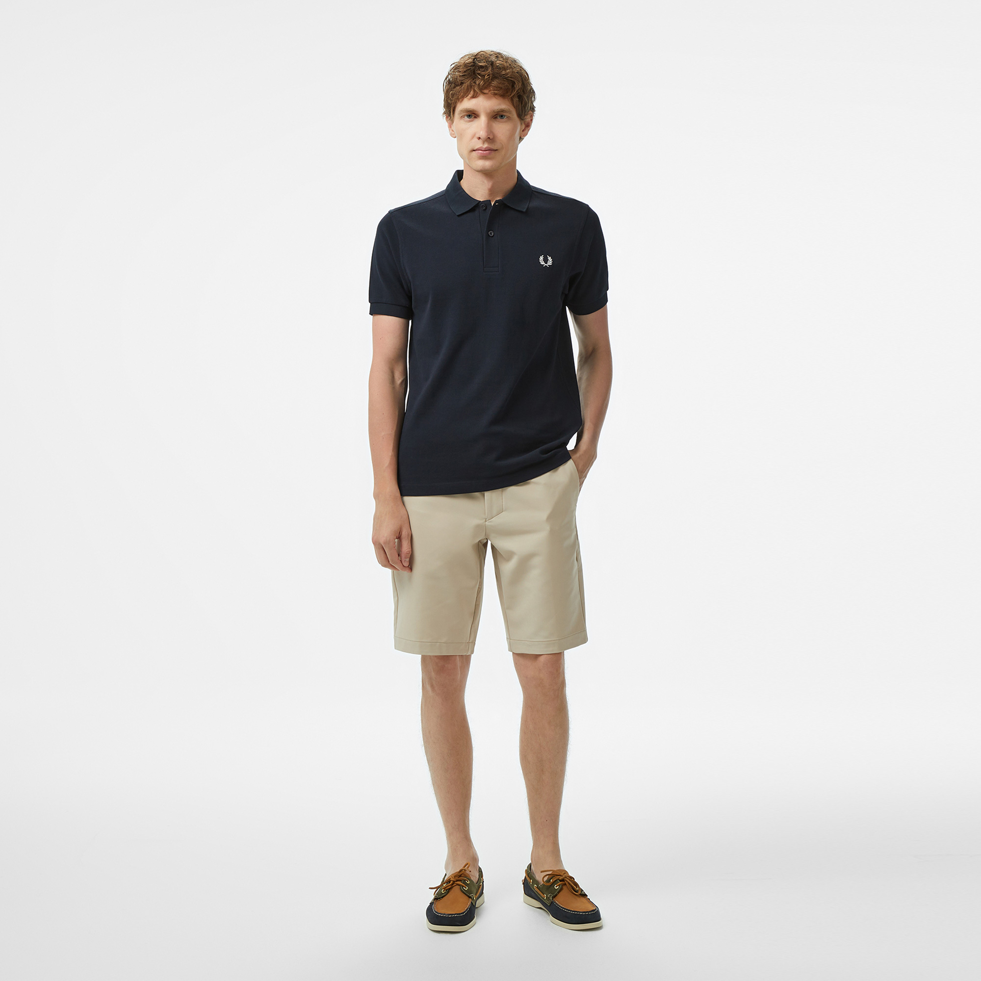 Fred Perry  Erkek Lacivert T-Shirt