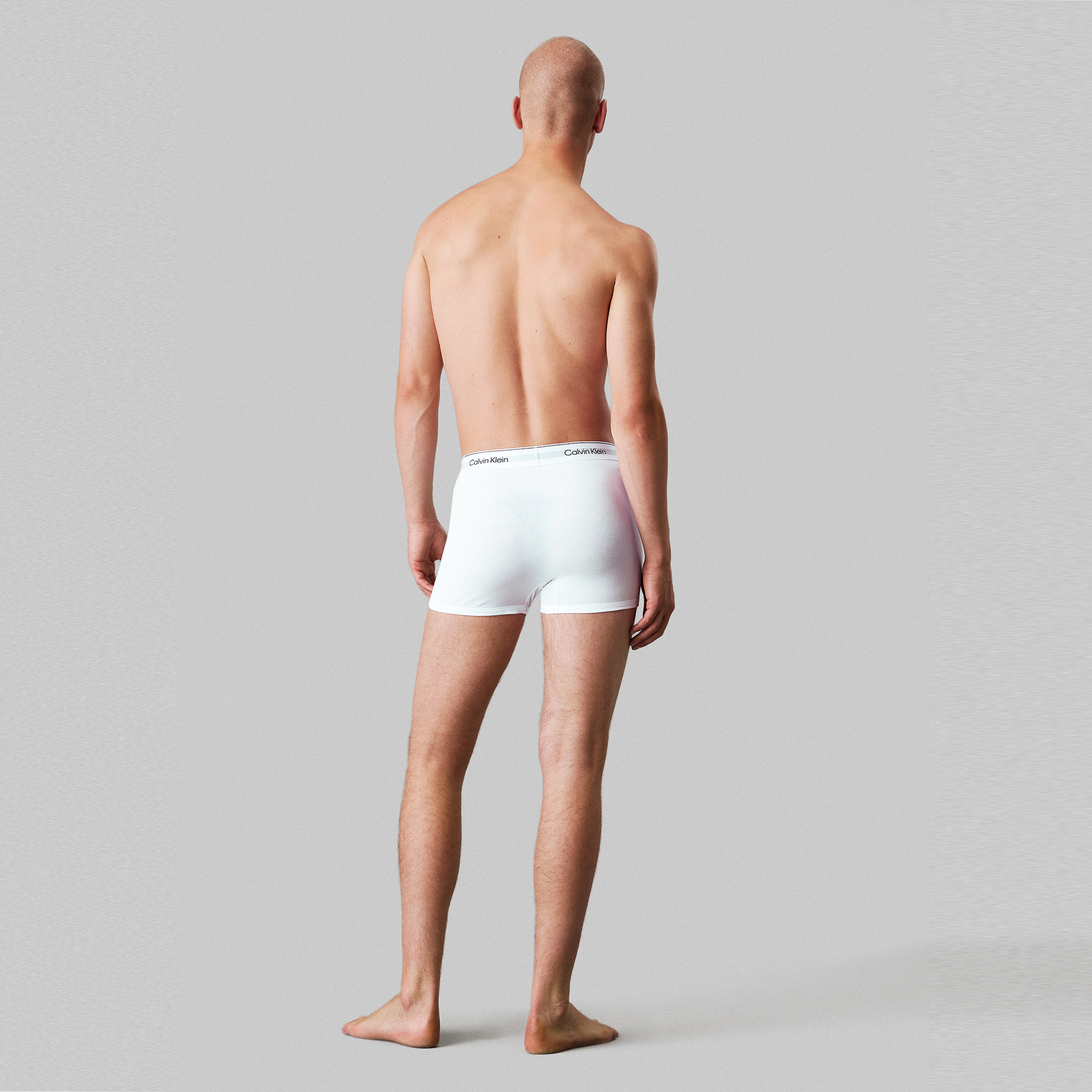 Calvin Klein Relaxed Trunk 3'lü Erkek Beyaz Boxer