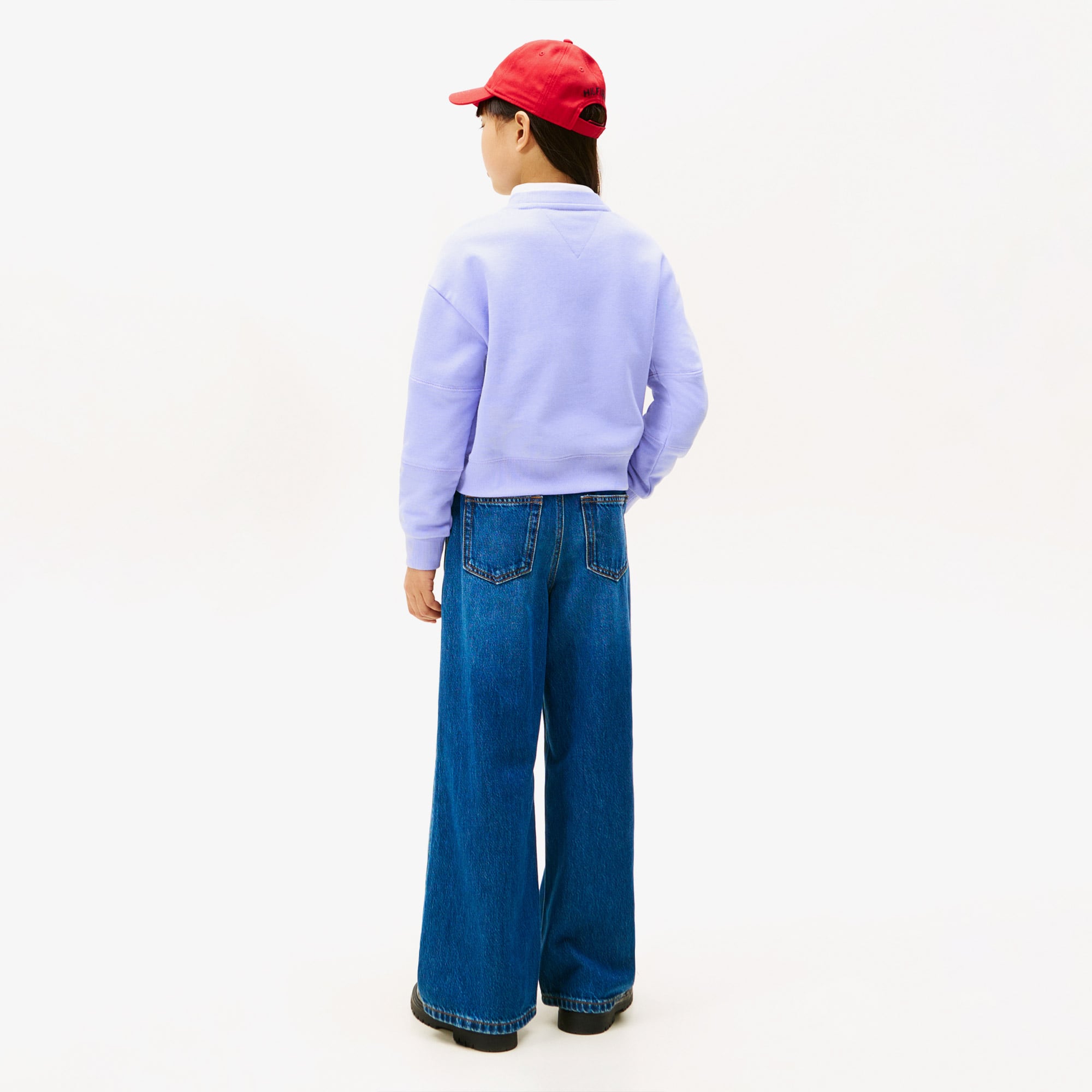 Tommy Hilfiger Varsity Çocuk Mavi Sweatshirt