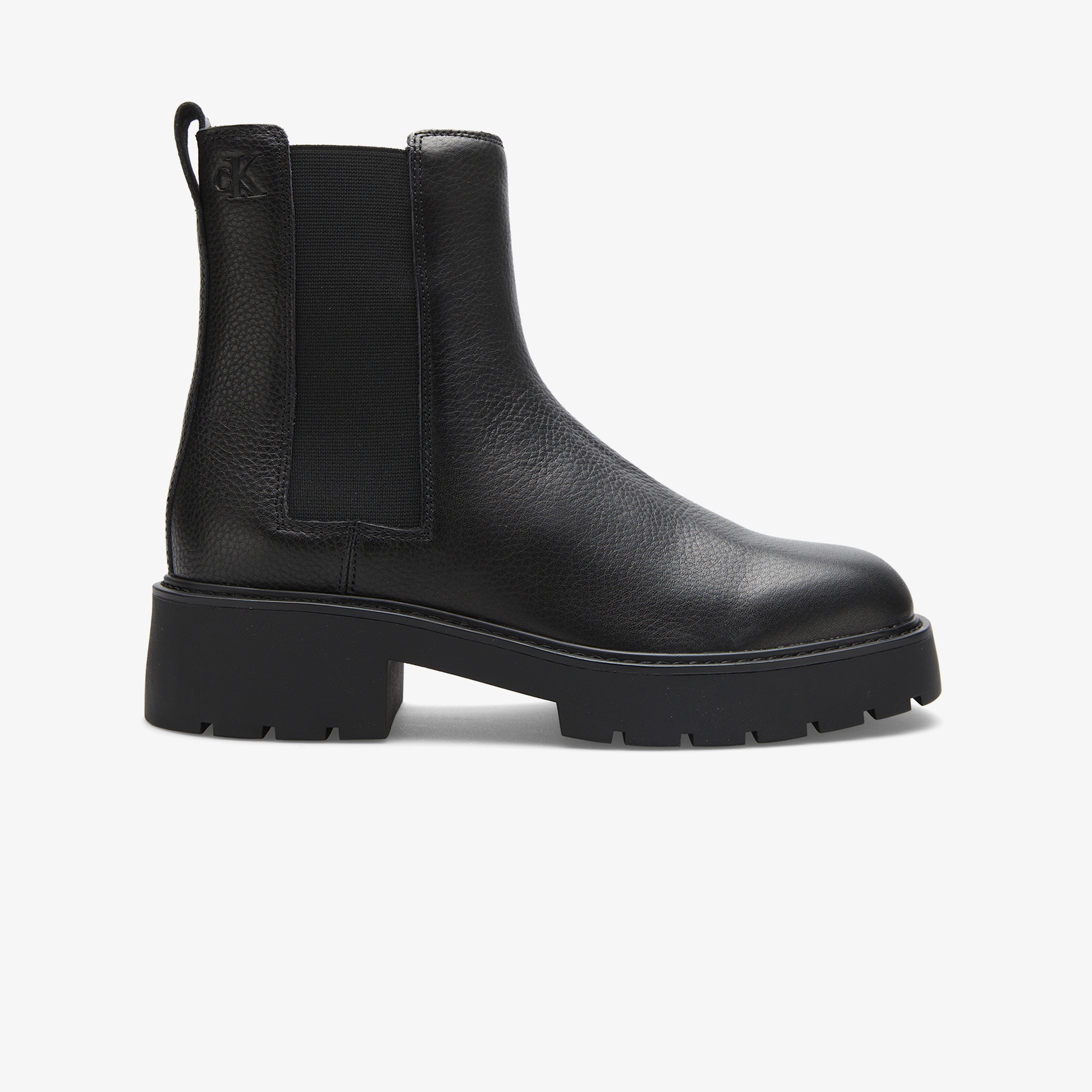 Calvin Klein Chunky Cheea Leather Kadın Siyah Bot