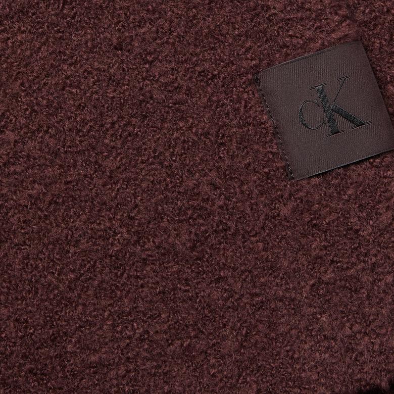 Calvin Klein Patch Boucle Erkek Kırmızı Atkı