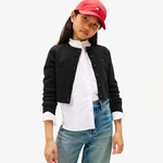 Tommy Hilfiger Sequins Cardigan Çocuk Siyah Hırka