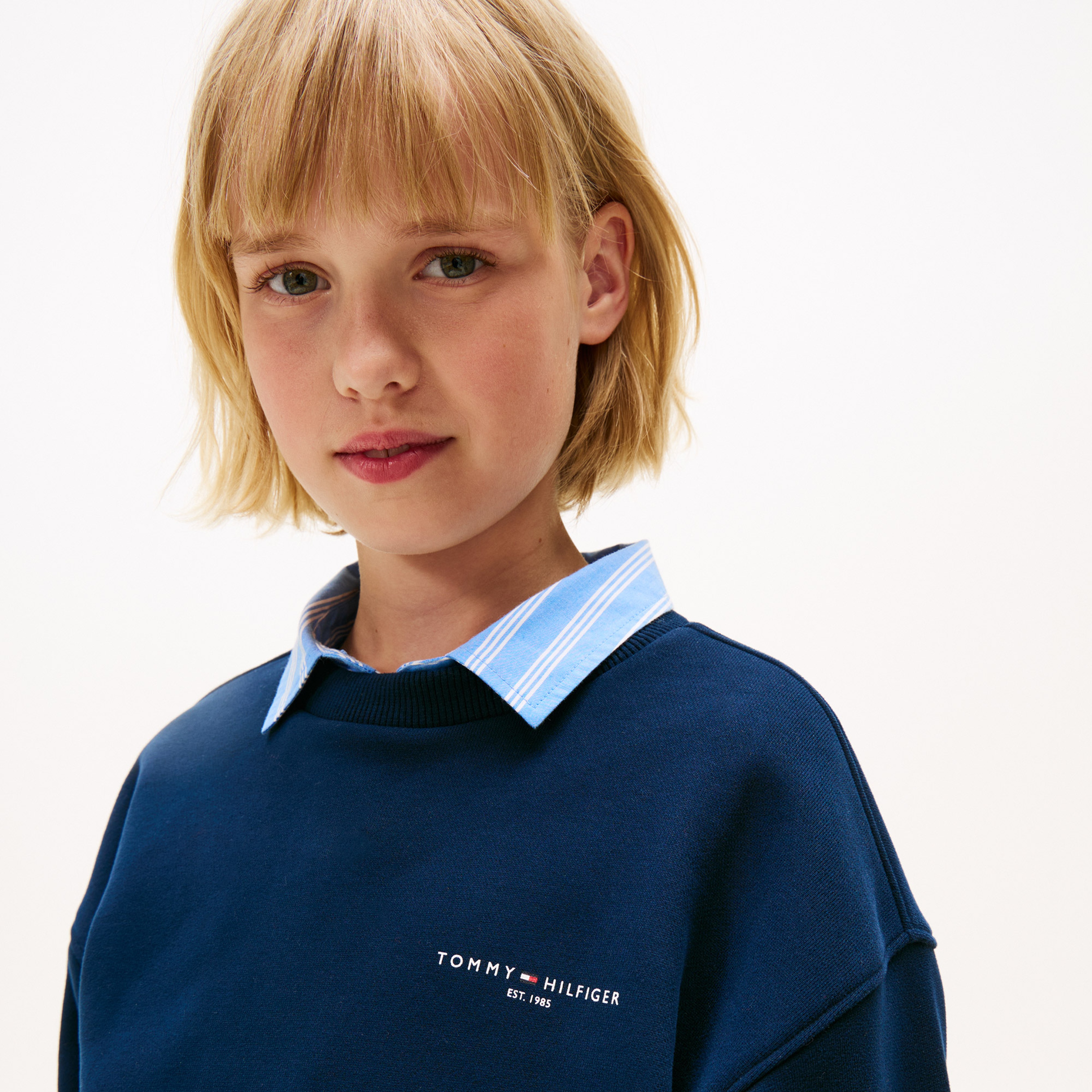 Tommy Hilfiger Mini Corp Çocuk Lacivert Eşofman Takımı