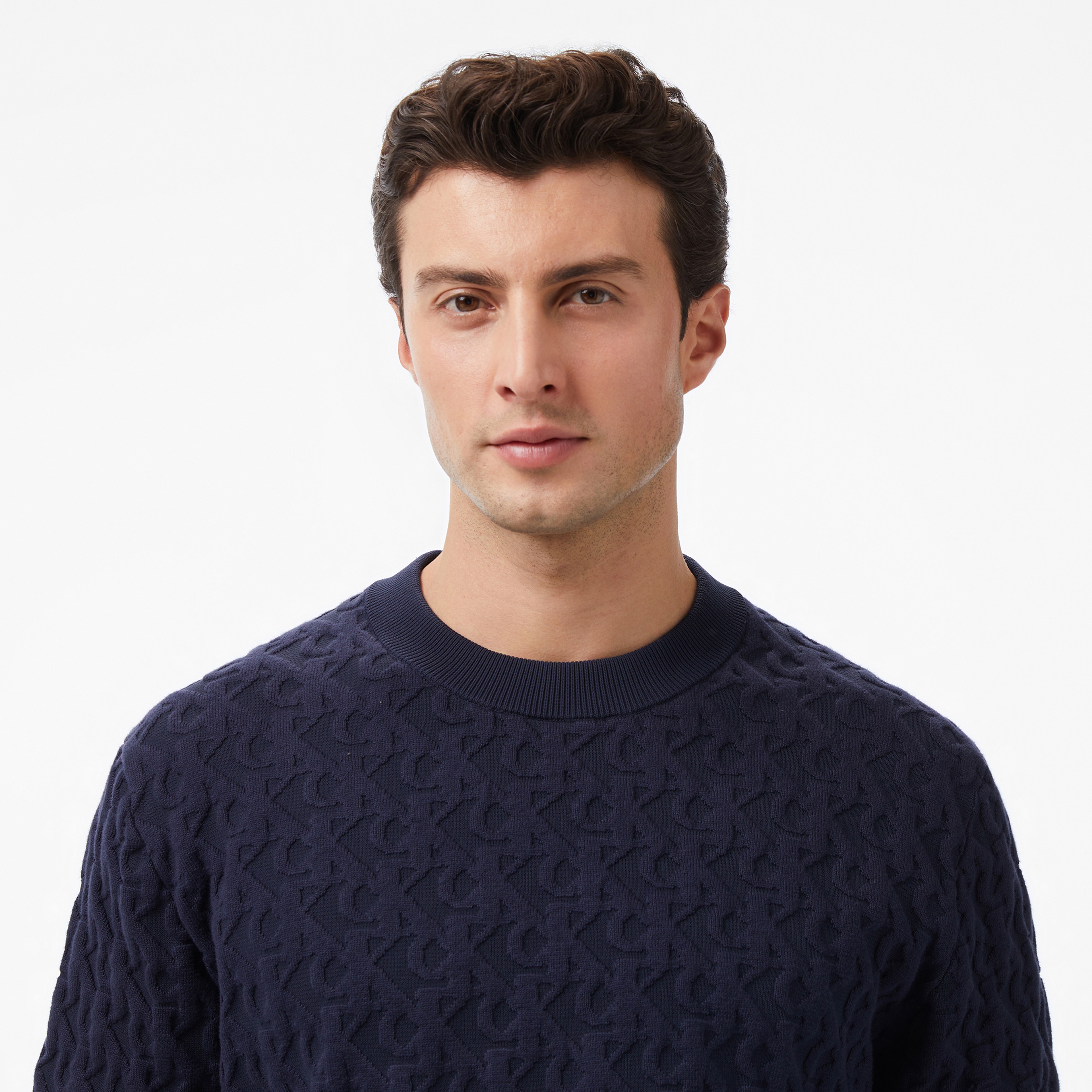 Calvin Klein Erkek Mavi Triko