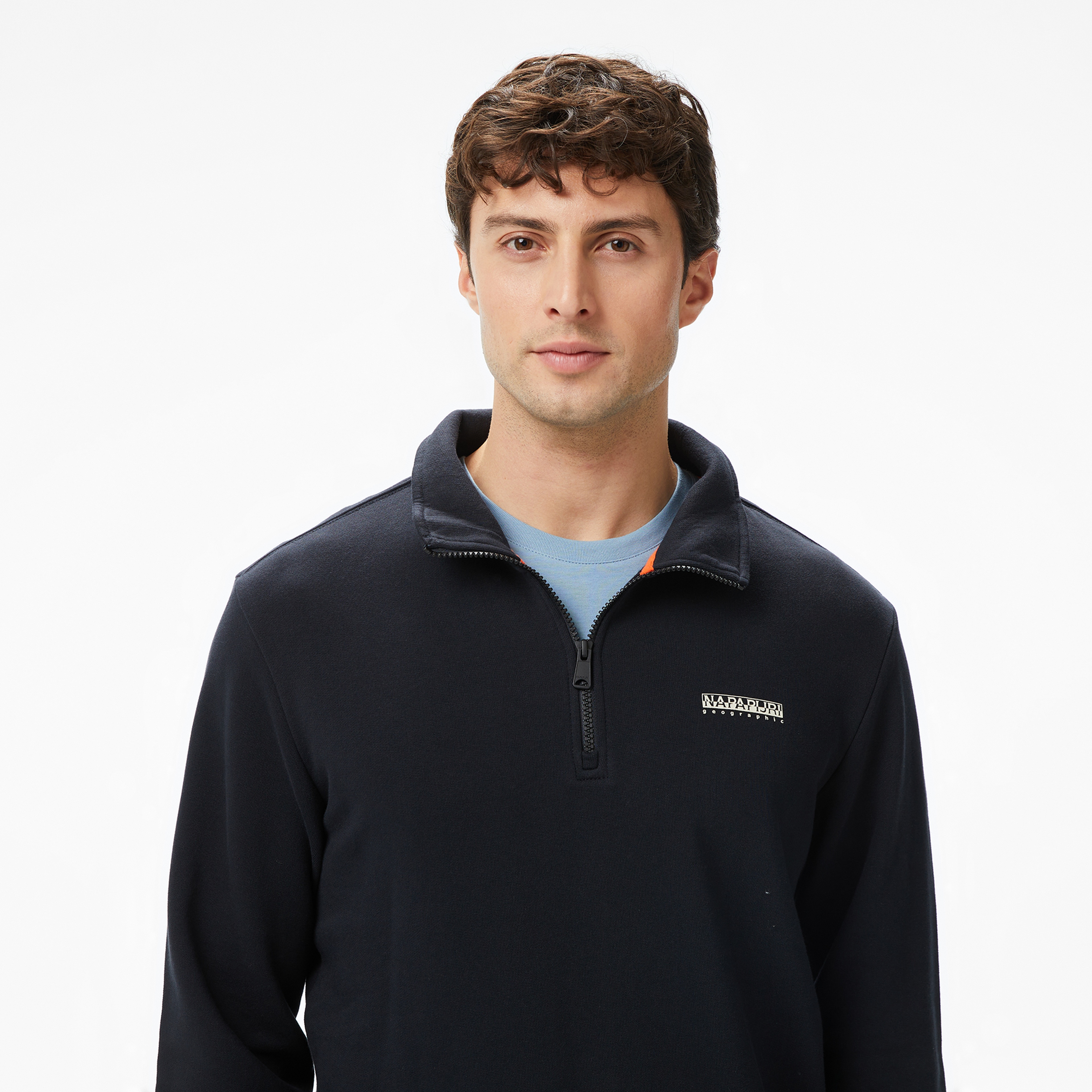 Napapijri B-Small Box Erkek Siyah Sweatshirt