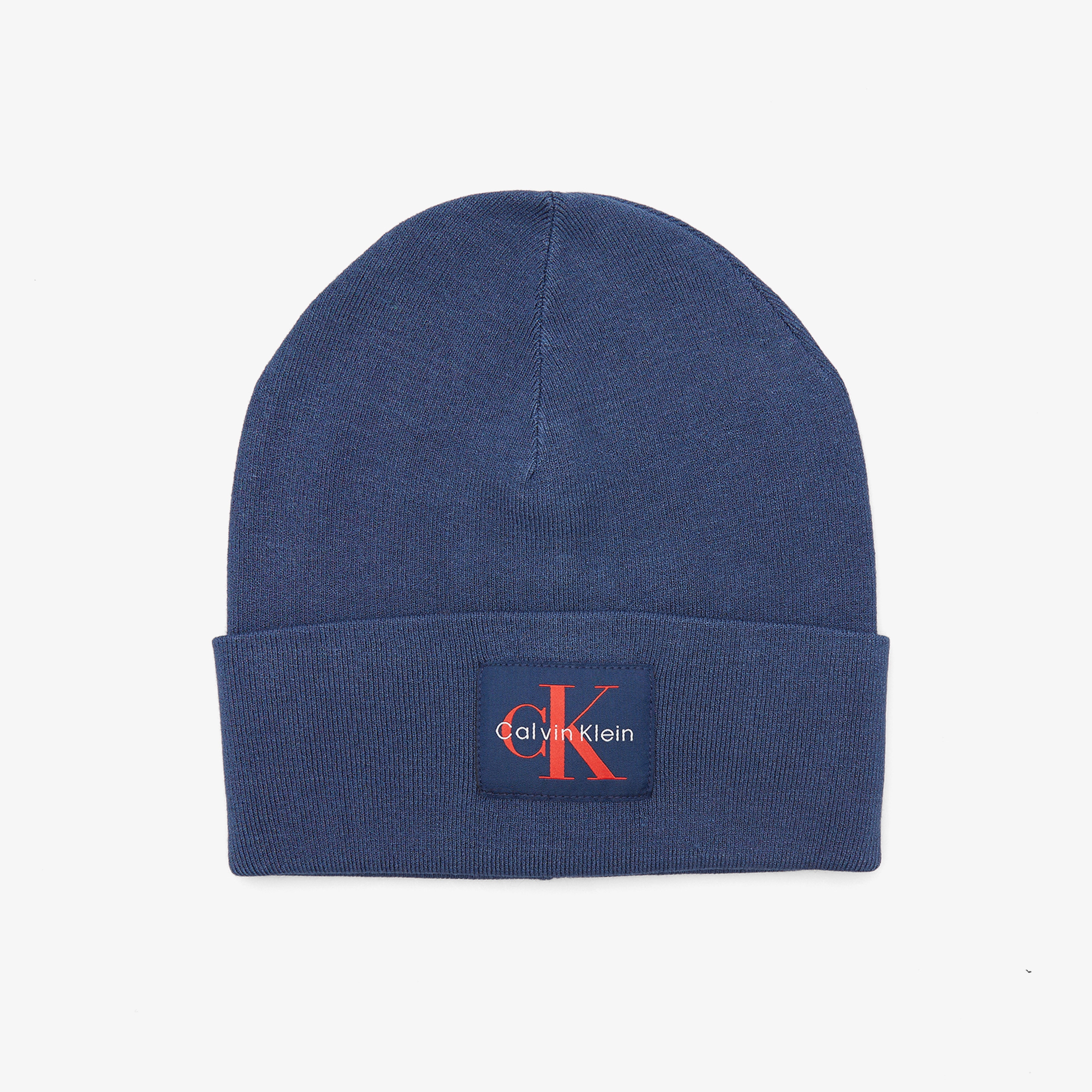 Calvin Klein Monologo Patch Erkek Mavi Şapka