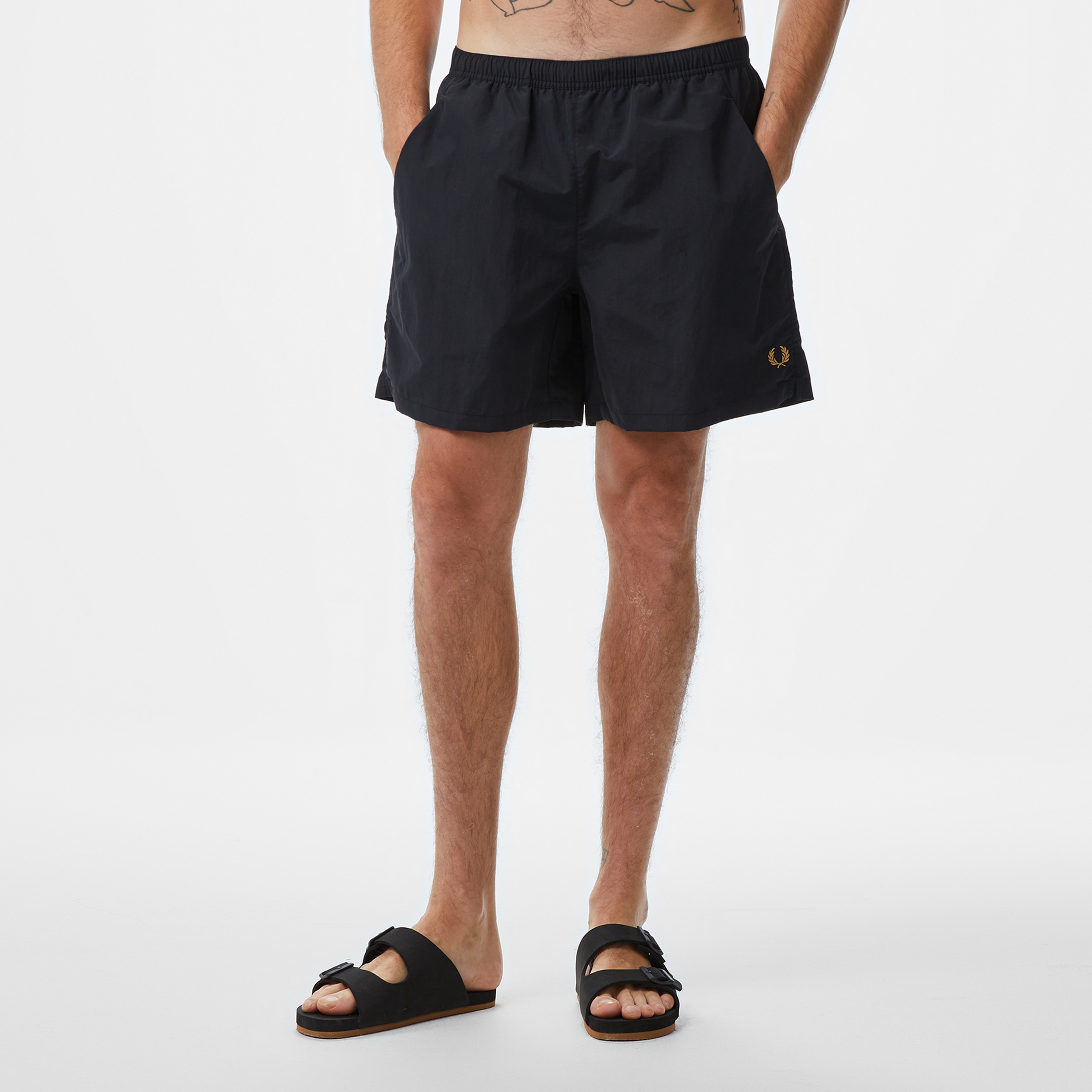 Fred Perry On Court Erkek Siyah Şort