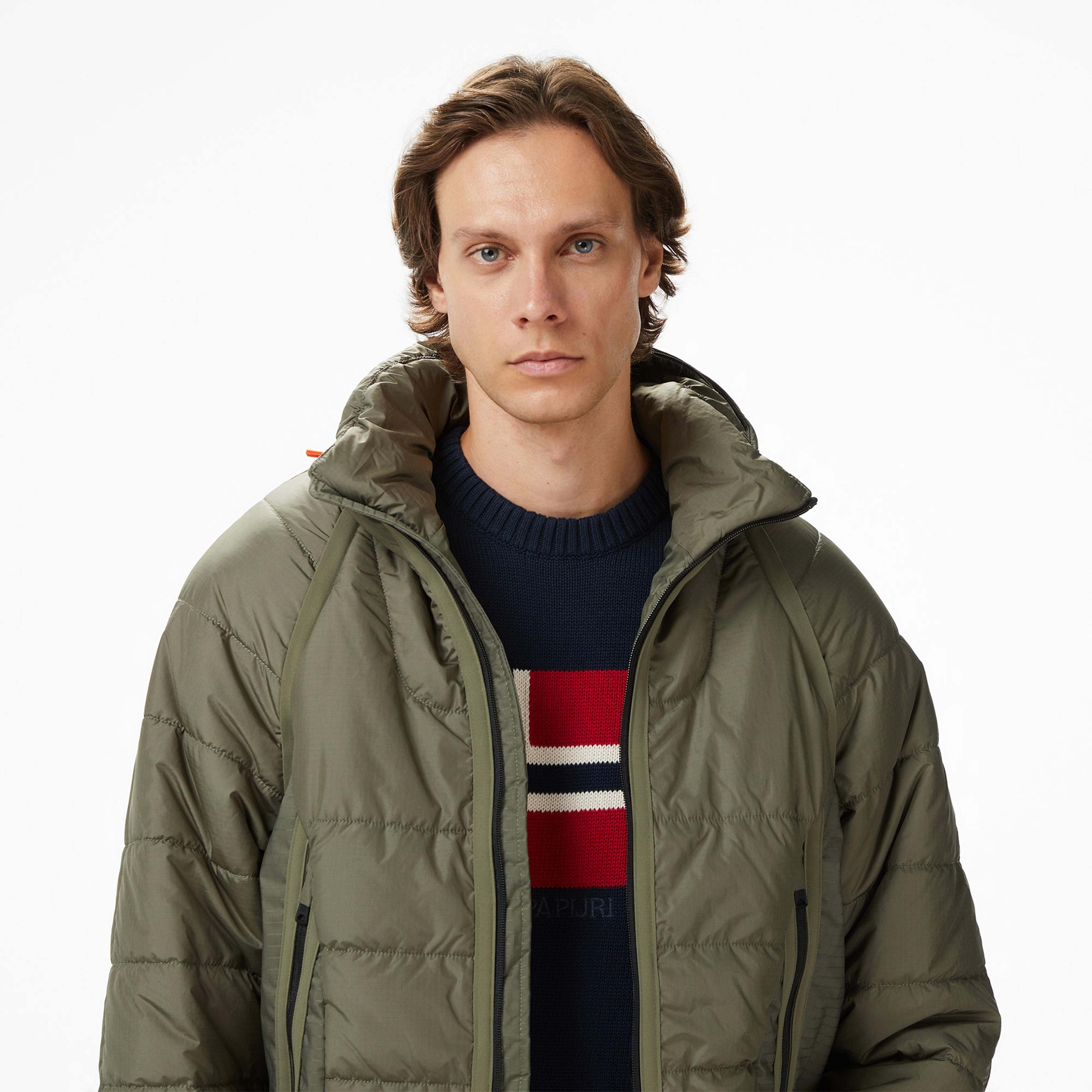 Napapijri A-Biez Modular Puf Erkek Haki Ceket