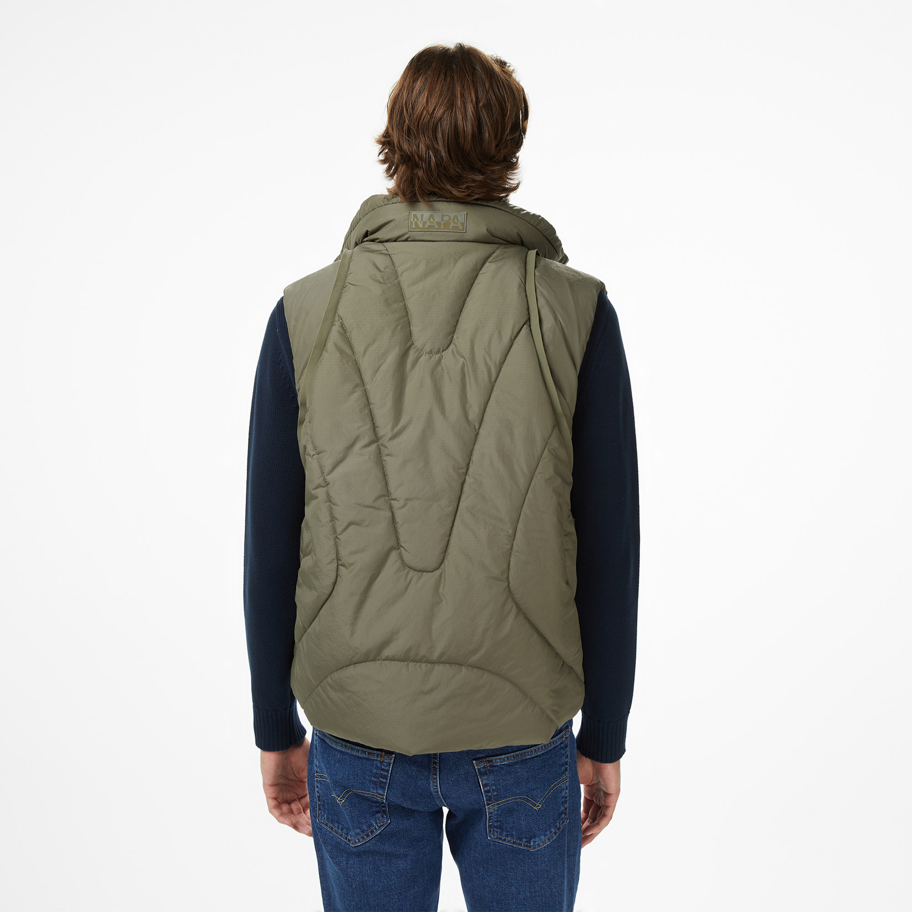 Napapijri A-Biez Modular Puf Erkek Haki Ceket