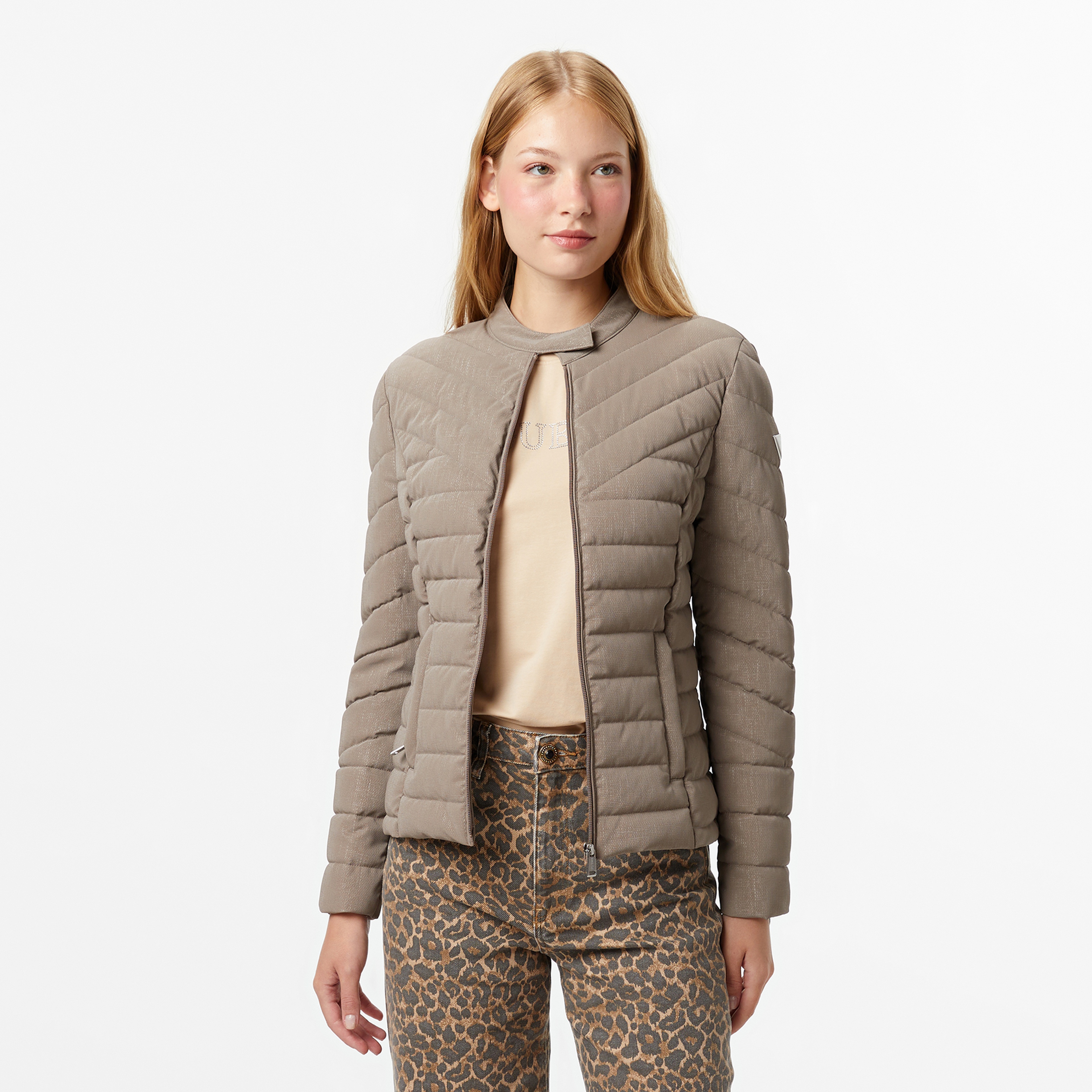 Guess New Vona Kadın Bej Mont