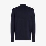Tommy Hilfiger Essential Cotton Zip Erkek Lacivert Triko Hırka