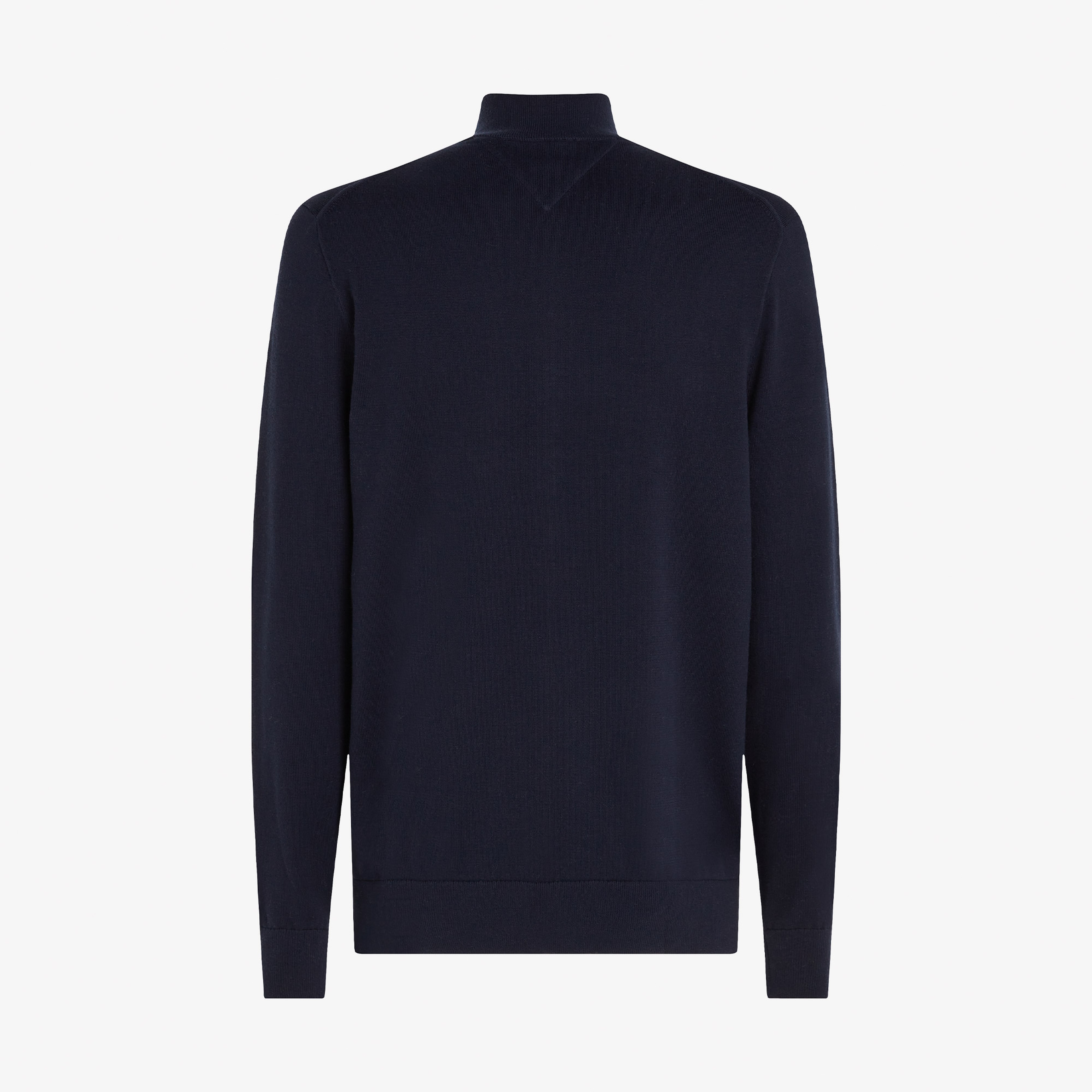 Tommy Hilfiger Essential Cotton Zip Erkek Lacivert Triko Hırka