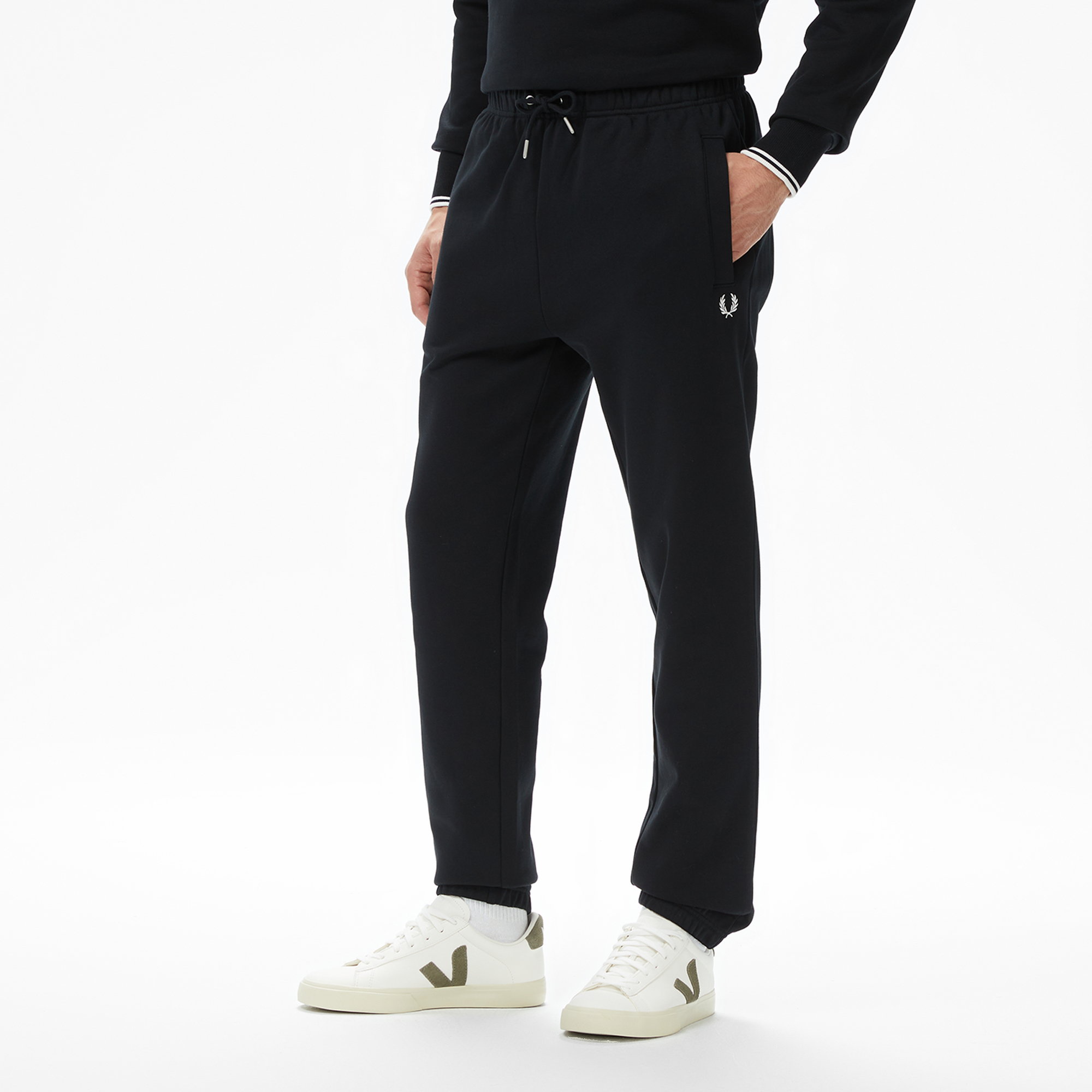 Fred Perry Classic Erkek Siyah Eşofman Altı