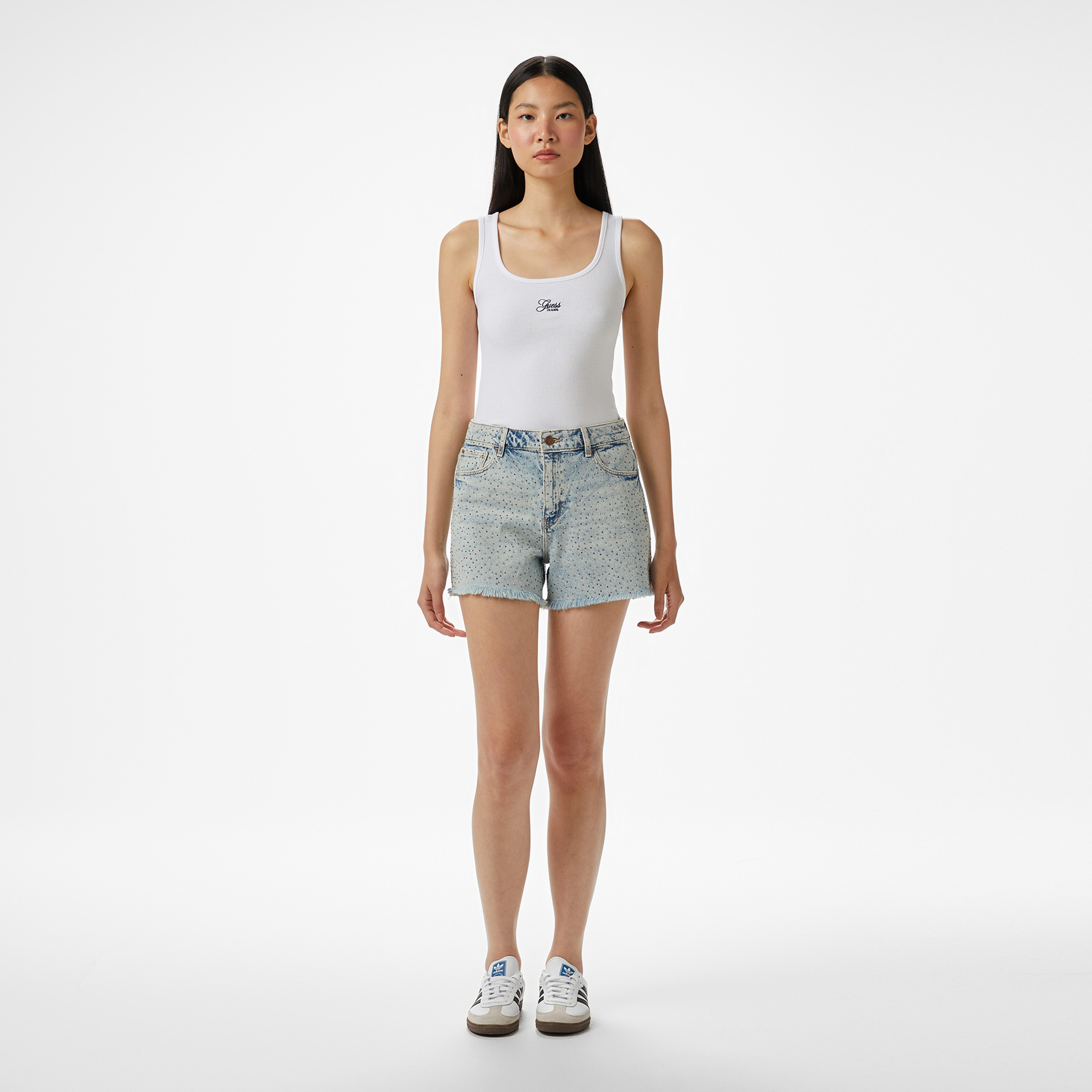 Guess Kadın Beyaz T-Shirt