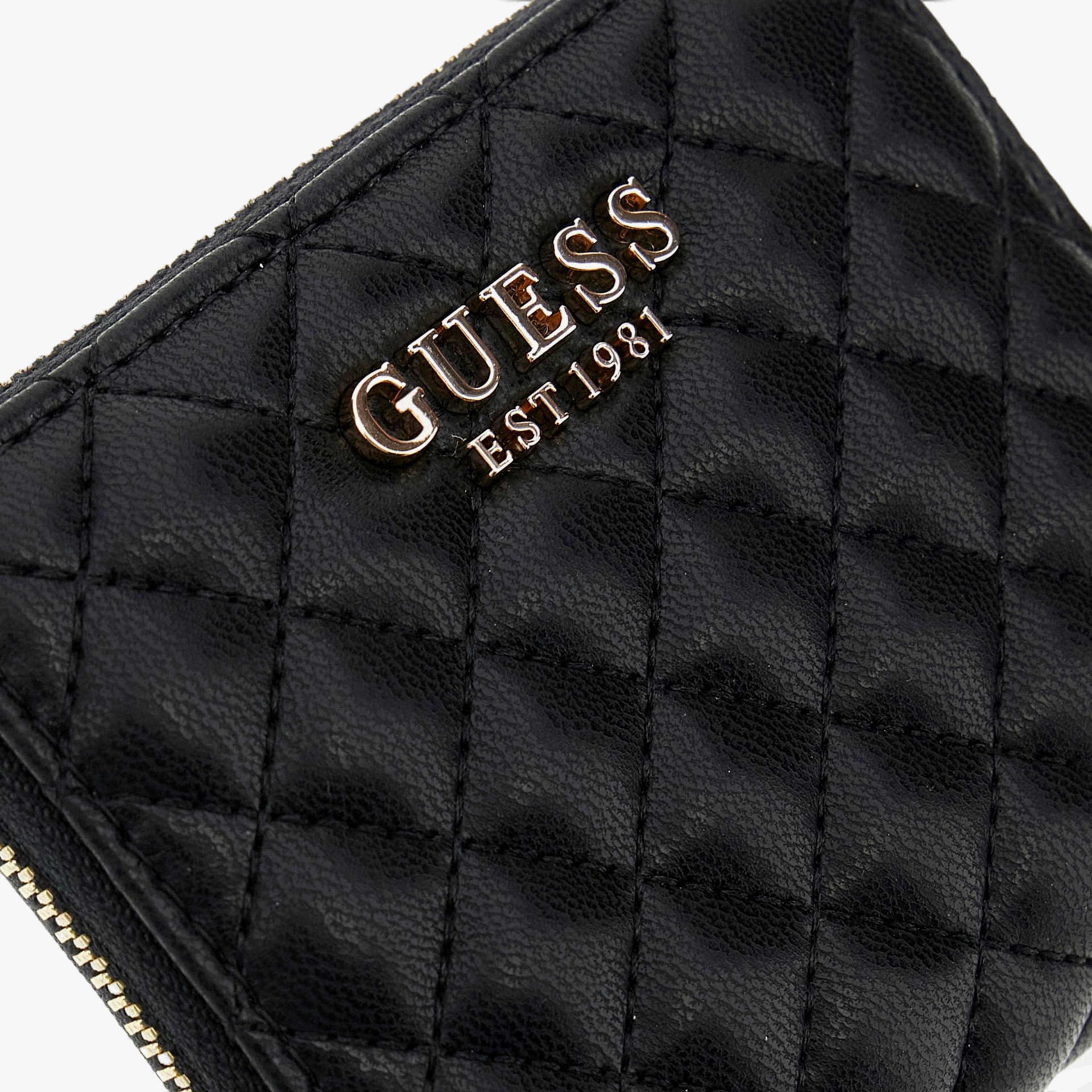 Guess Eco Carly Small Eco Rianee Kadın Siyah Cüzdan