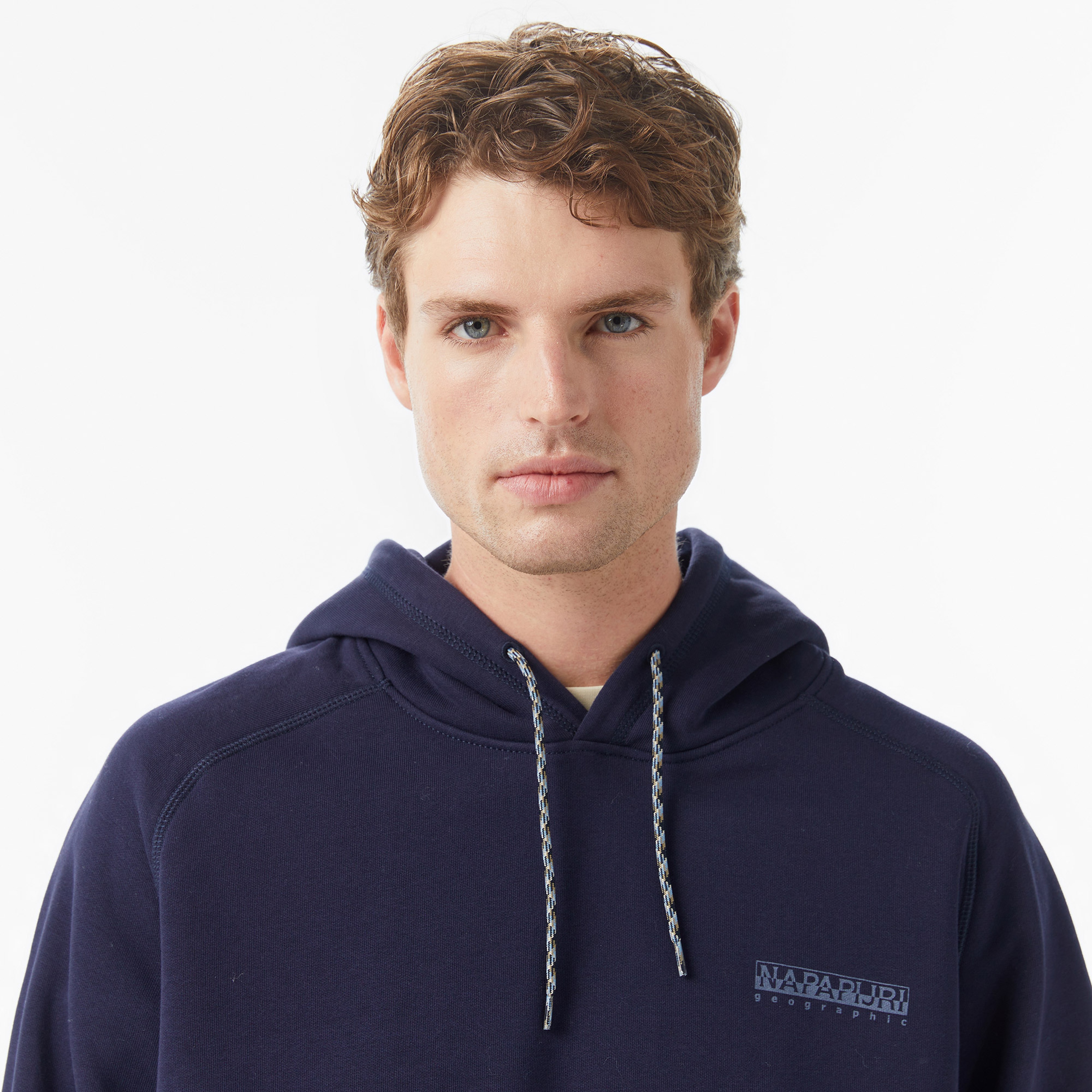 Napapijri B-Back Graphic Erkek Mavi Sweatshirt