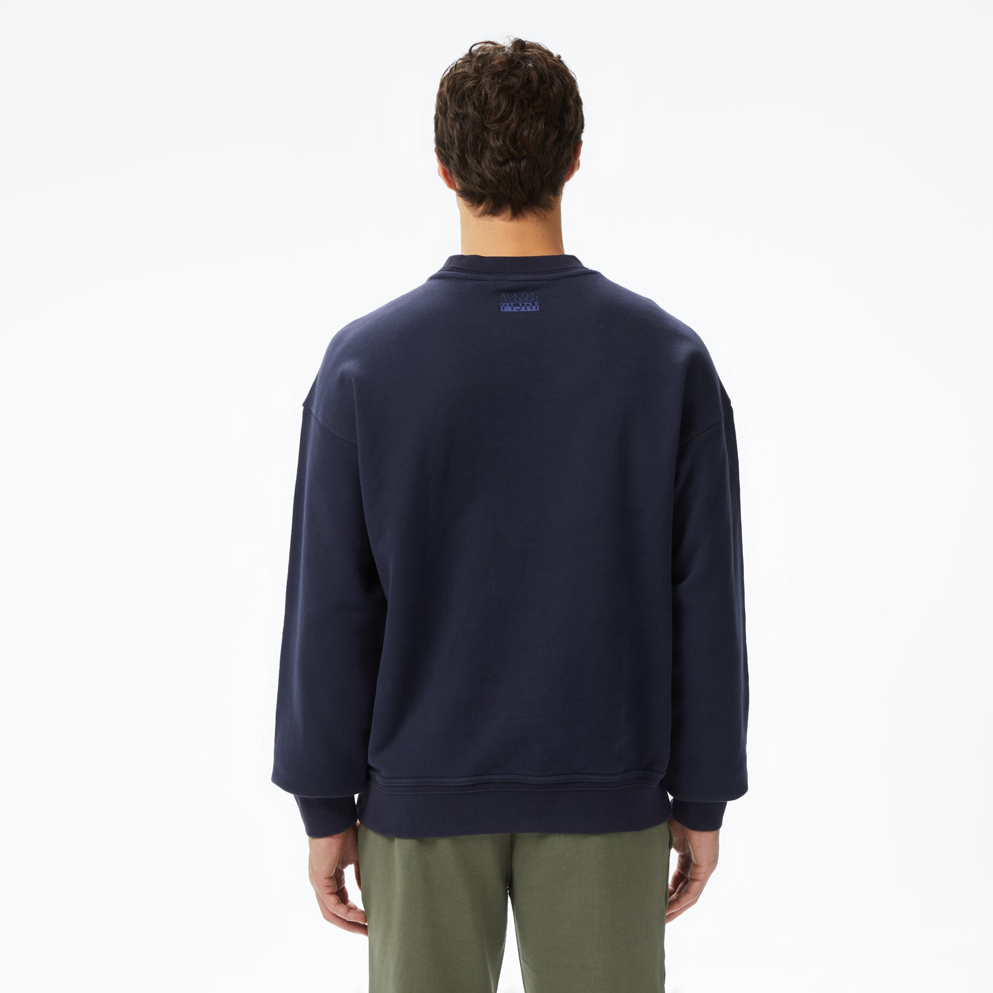 Napapijri B-Braies Erkek Mavi Sweatshirt