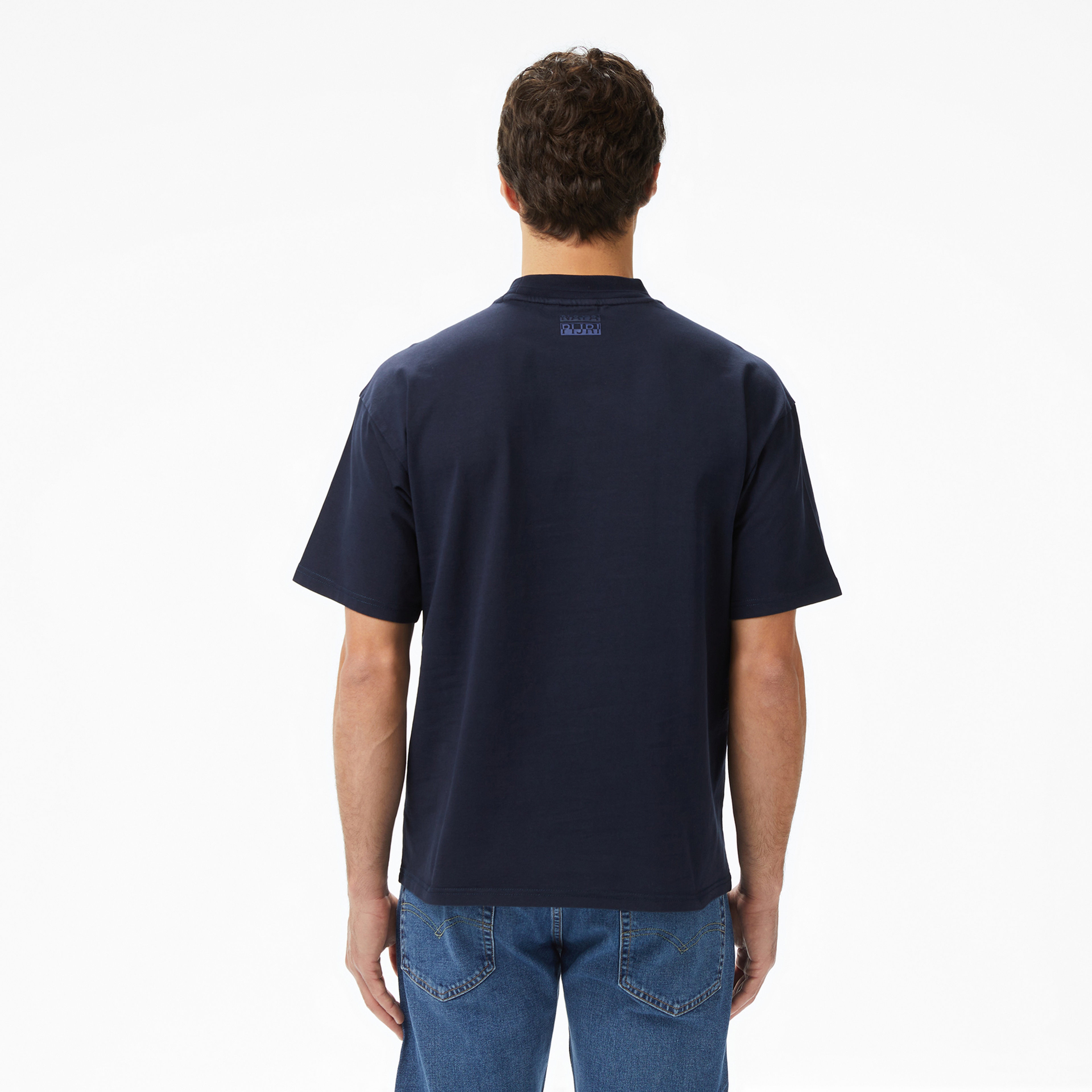 Napapijri S-Braies Erkek Mavi T-Shirt