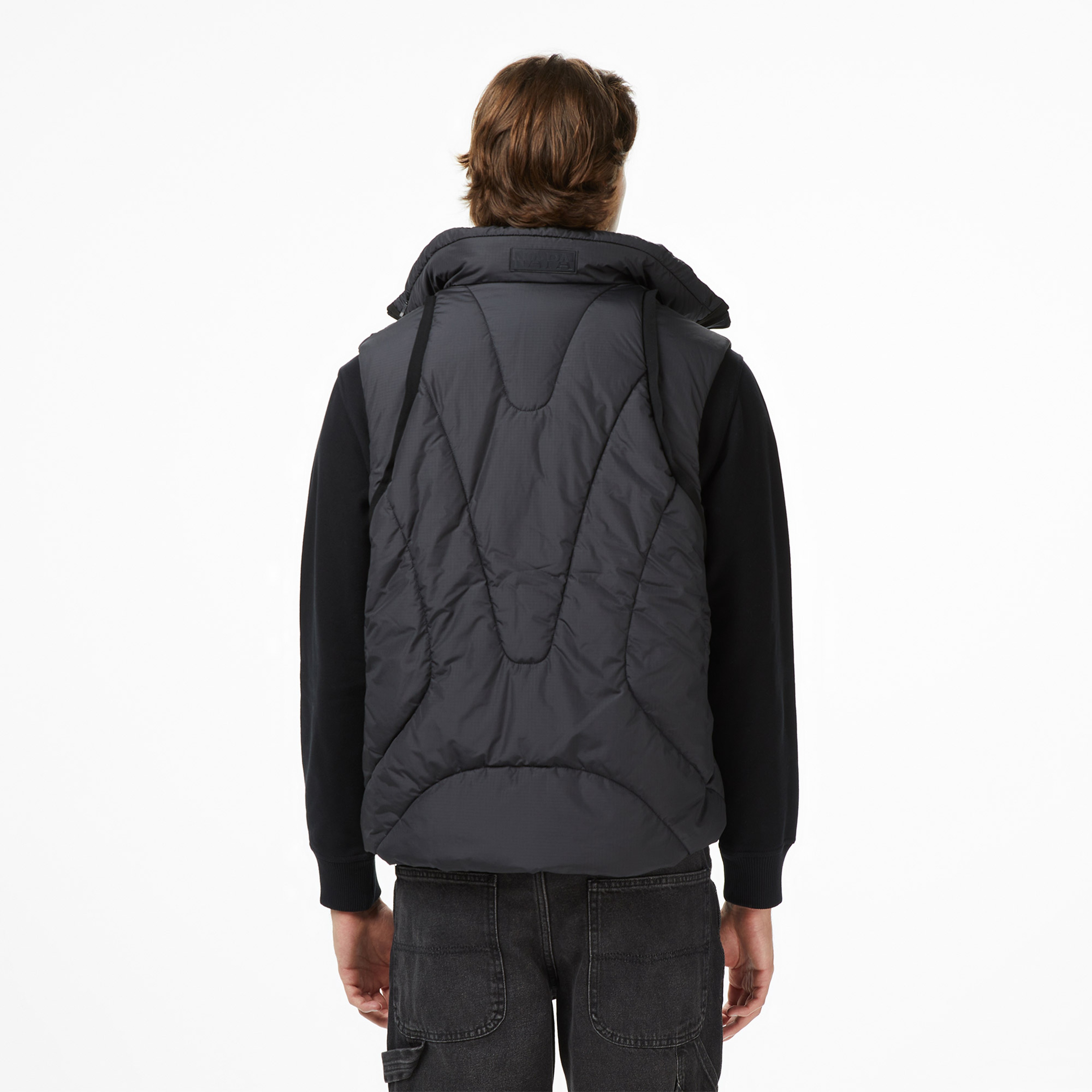 Napapijri A-Biez Modular Puf Erkek Siyah Ceket