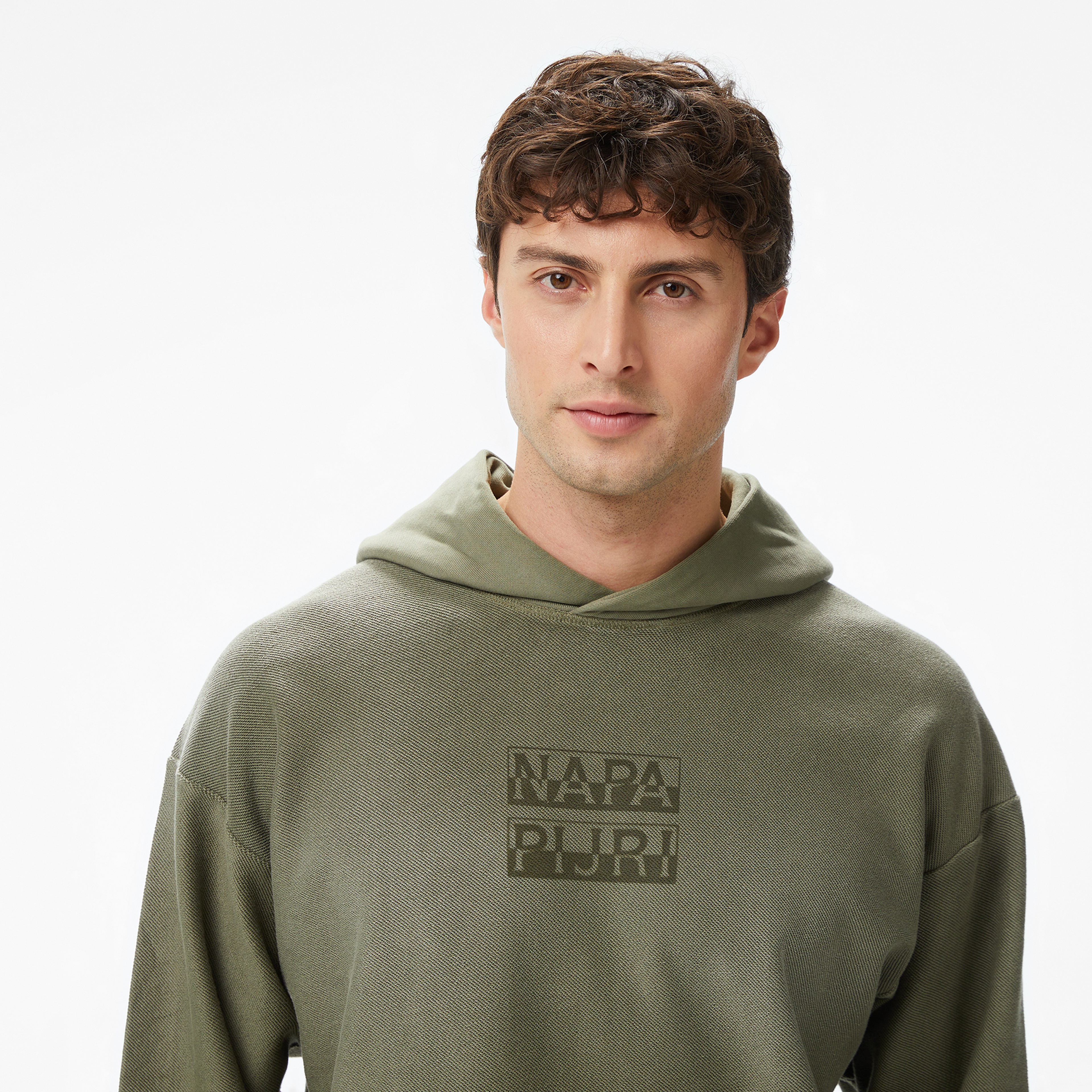 Napapijri B-Comel Erkek Haki Sweatshirt