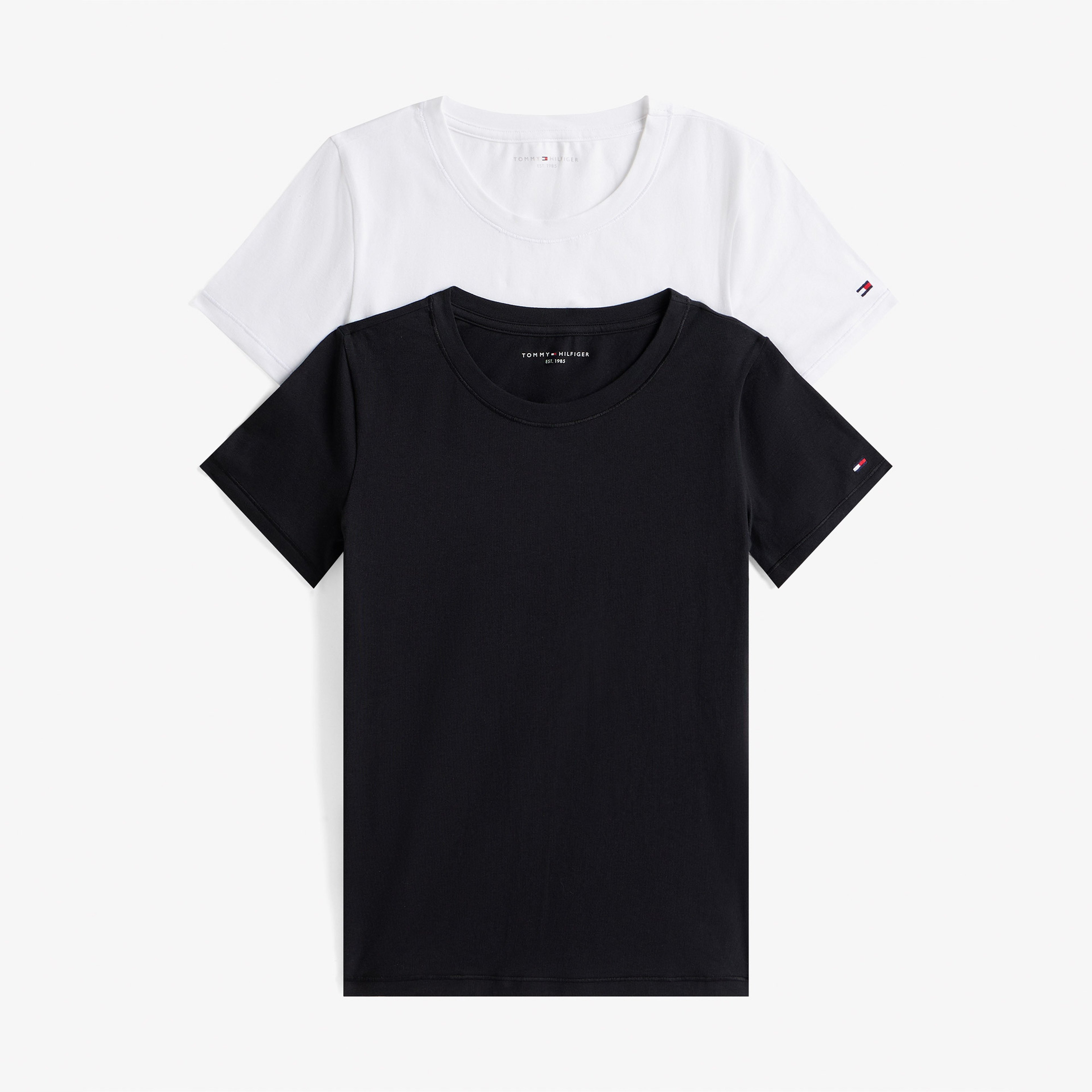 Tommy Hilfiger Kadın 2'li Siyah T-Shirt