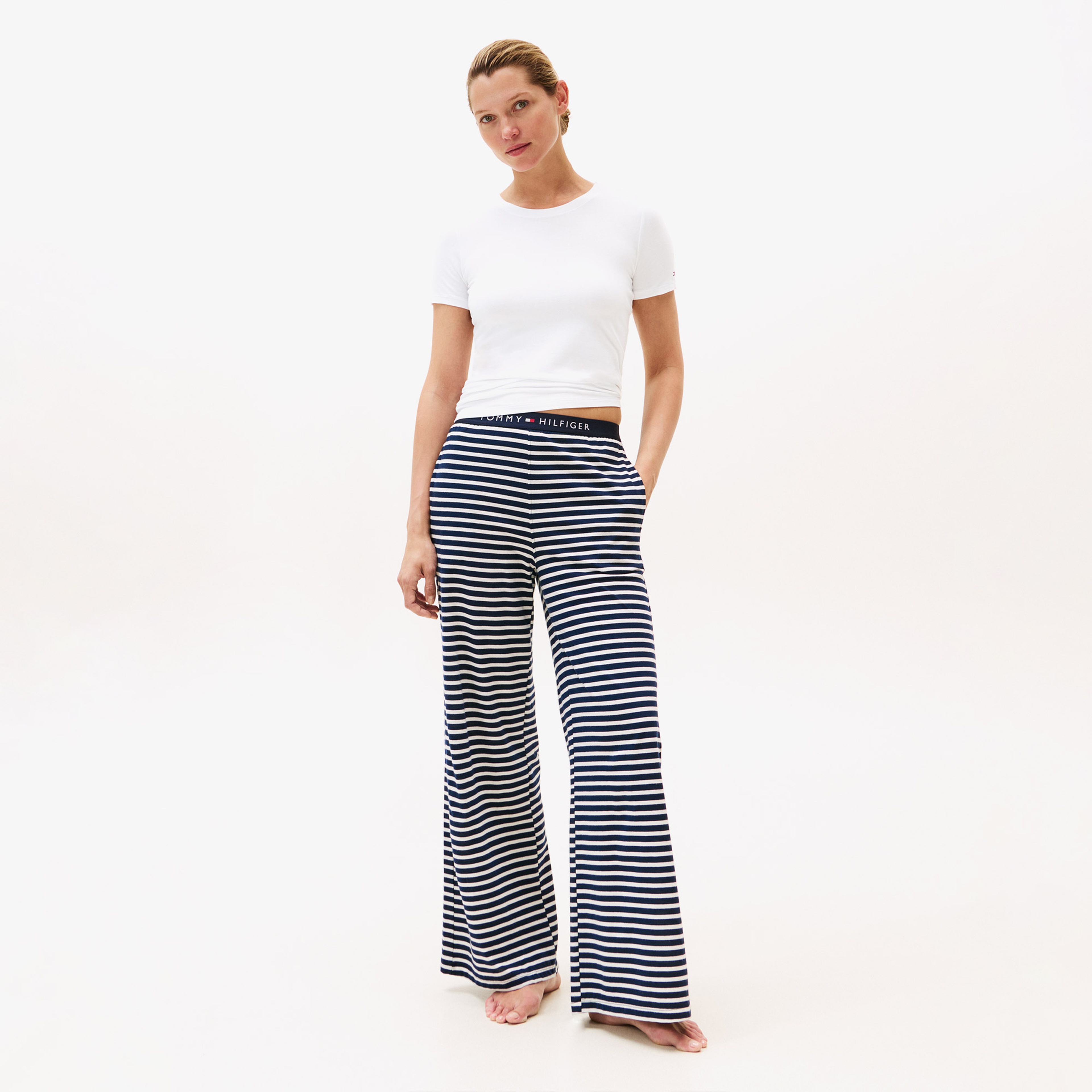 Tommy Hilfiger Kadın 2'li Siyah T-Shirt