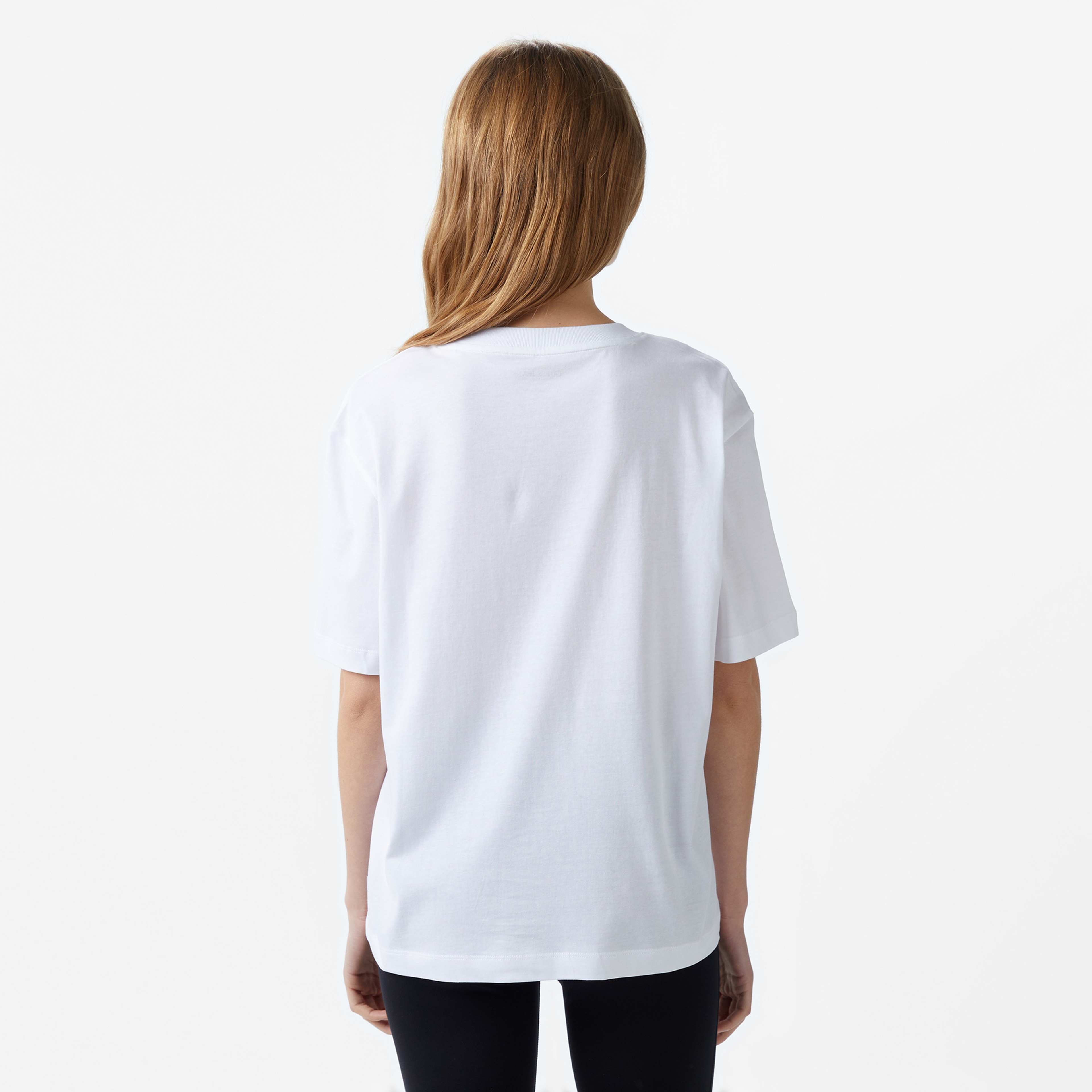 Guess Iconic Organic Cotton Kadın Beyaz T-Shirt