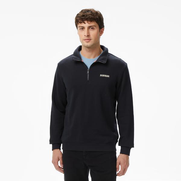 Napapijri B-Small Box Erkek Siyah Sweatshirt