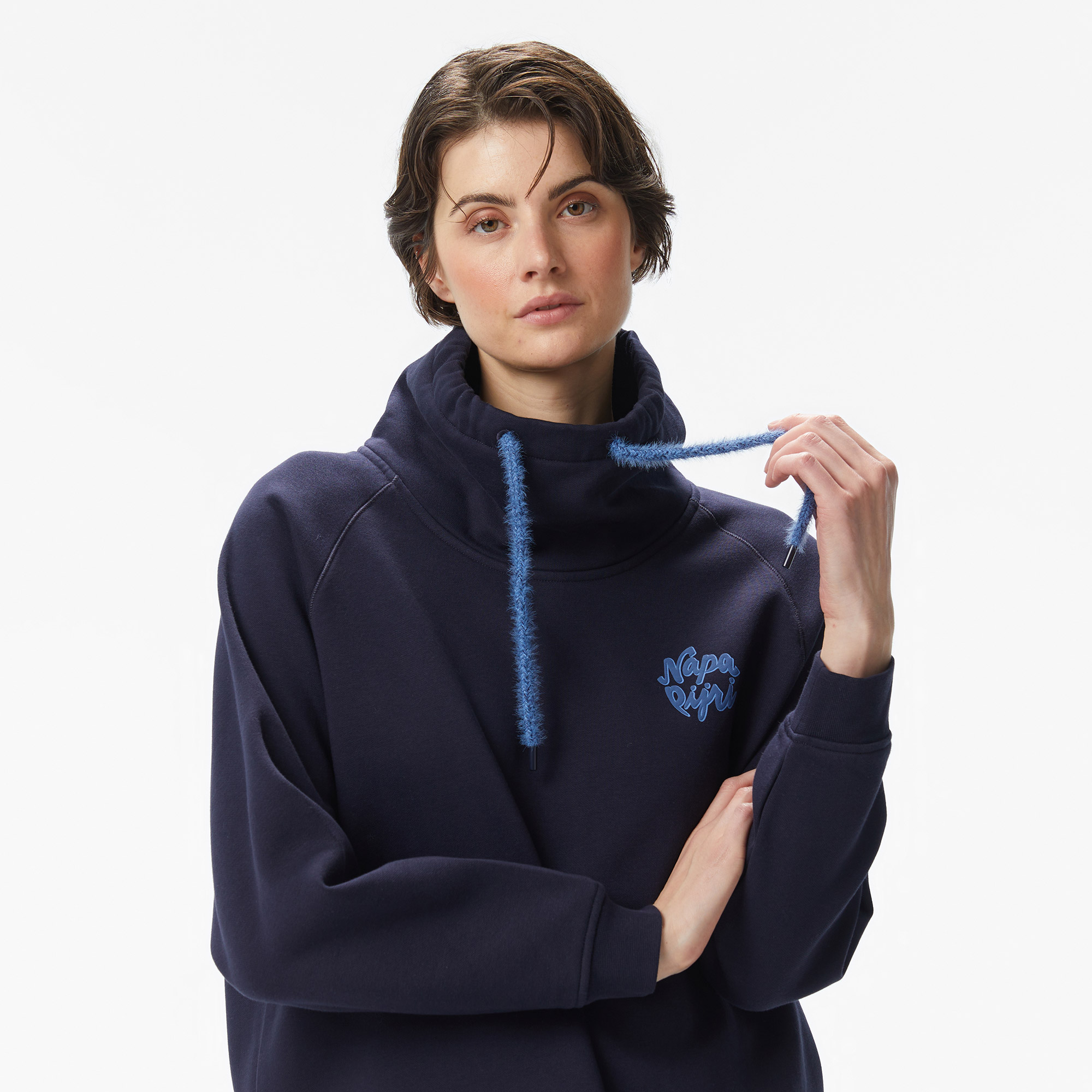 Napapijri B-Fedaia Kadın Mavi Sweatshirt