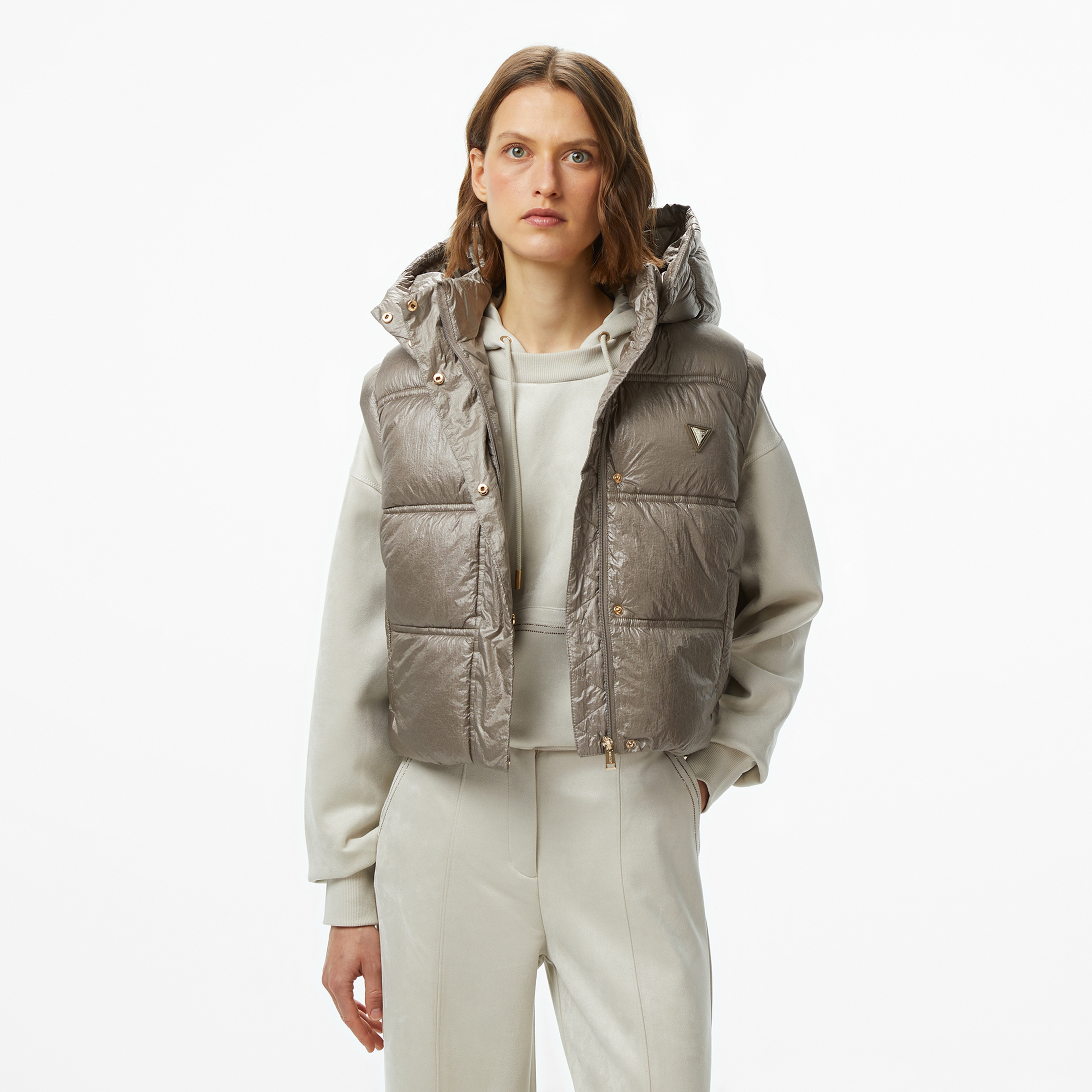 Guess Ernestine Kadın Gri Yelek