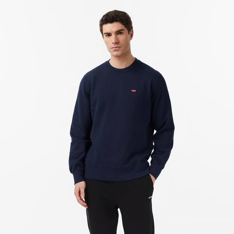 Levi's Core Crew  Erkek Mavi Sweatshirt