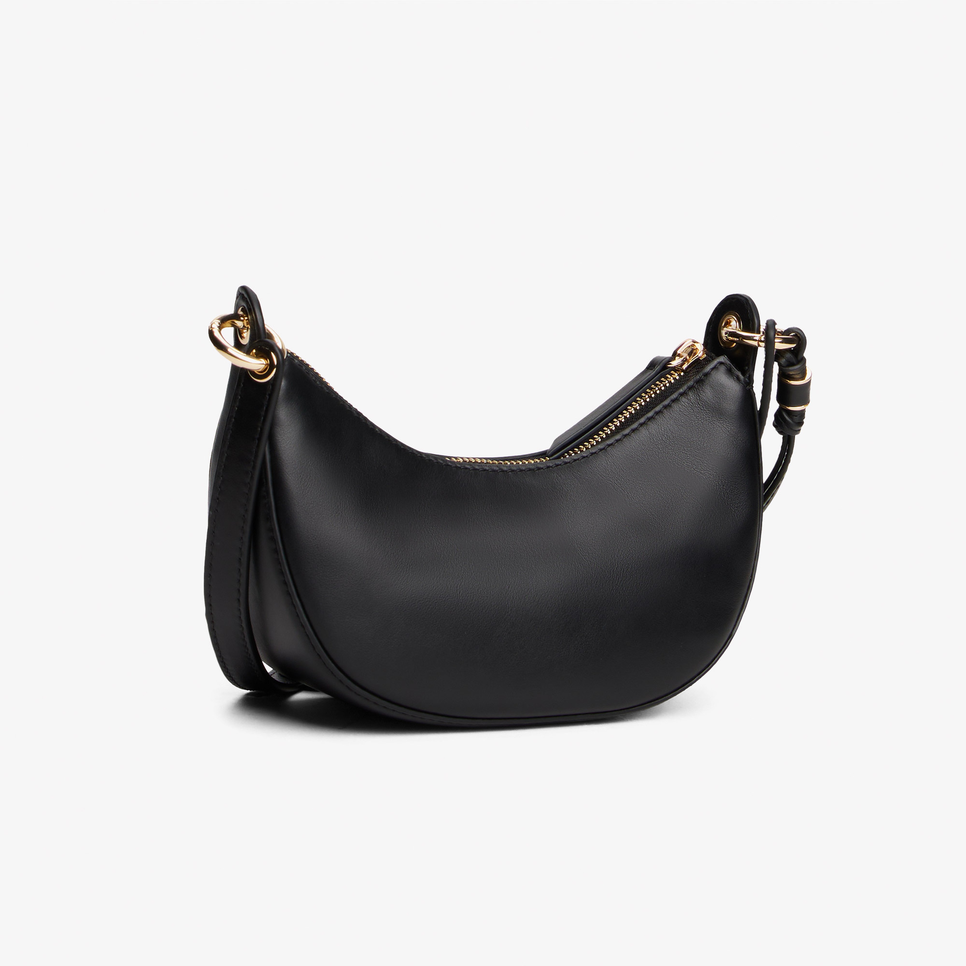 Tommy Hilfiger Moon Leather Mini Kadın Siyah Çapraz Çanta