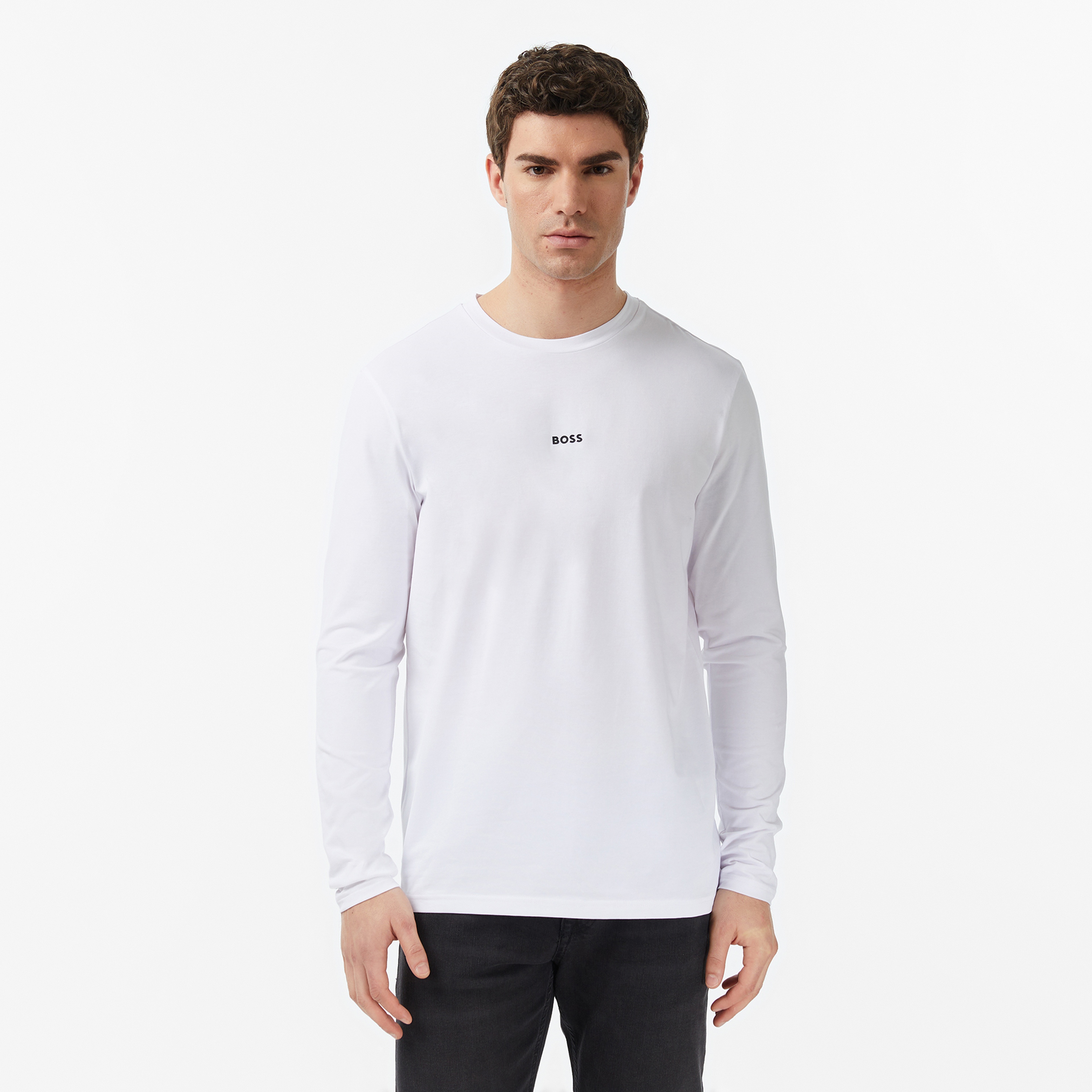 Boss Erkek Beyaz T-Shirt
