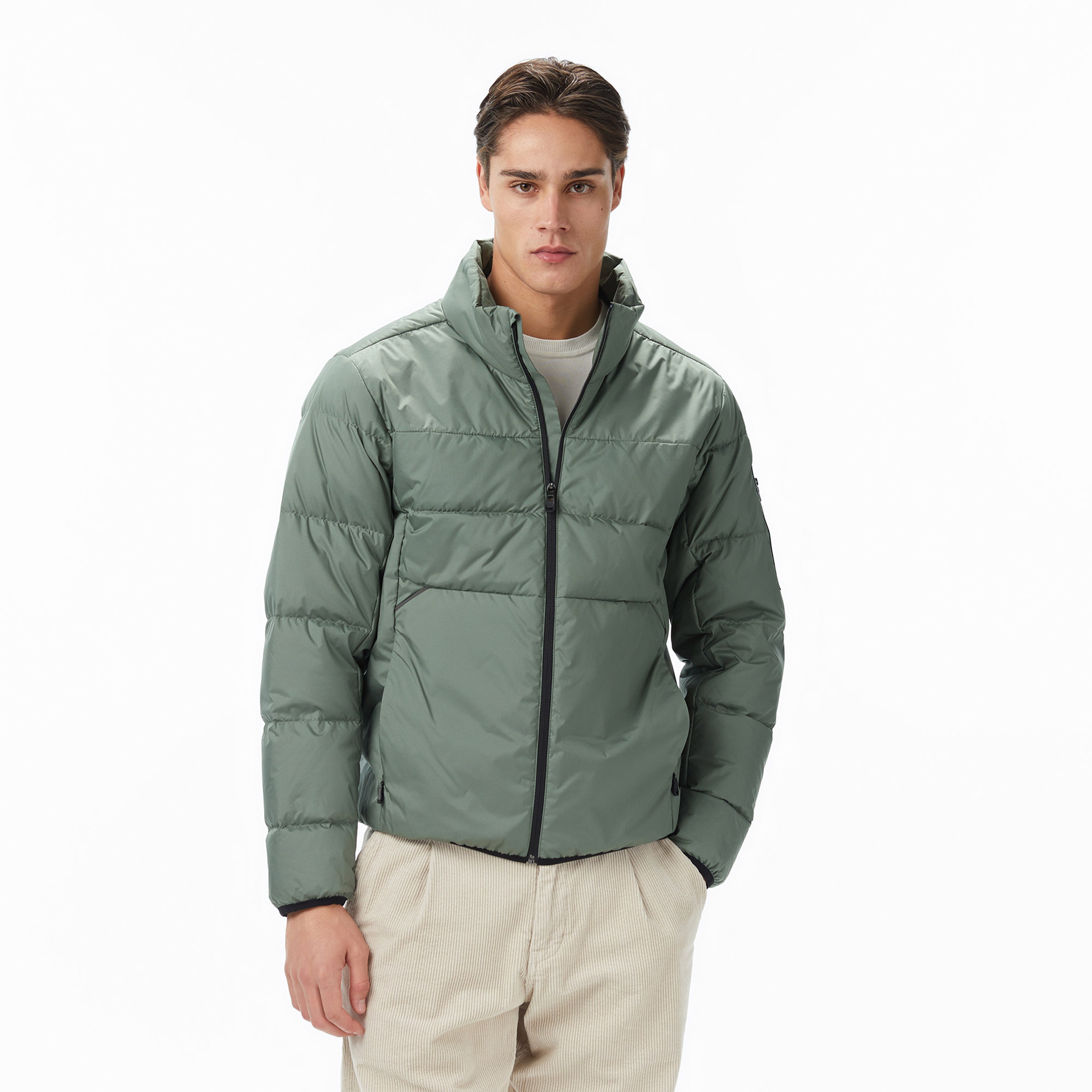 Boss Urbanex Puffer Erkek Yeşil Mont