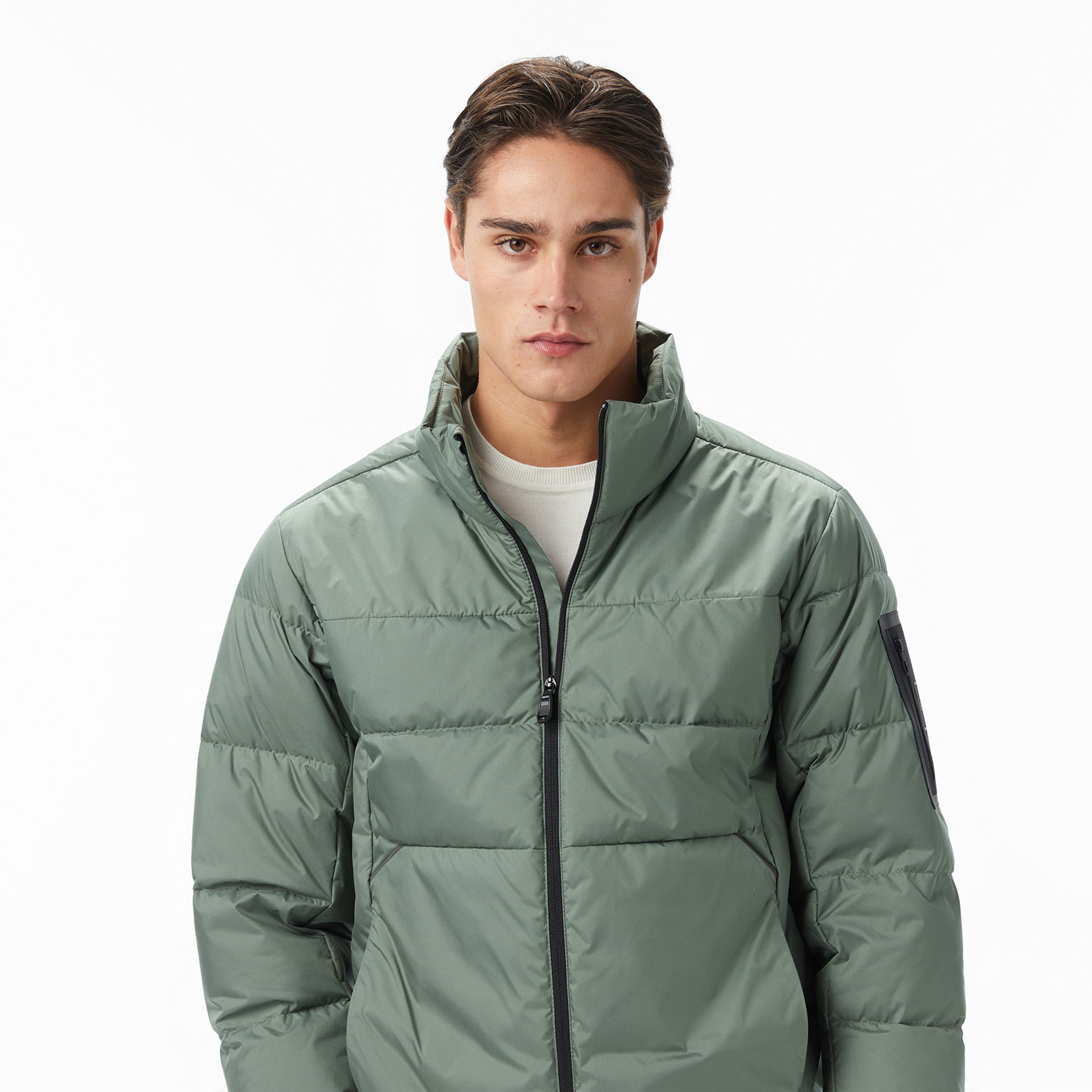 Boss Urbanex Puffer Erkek Yeşil Mont