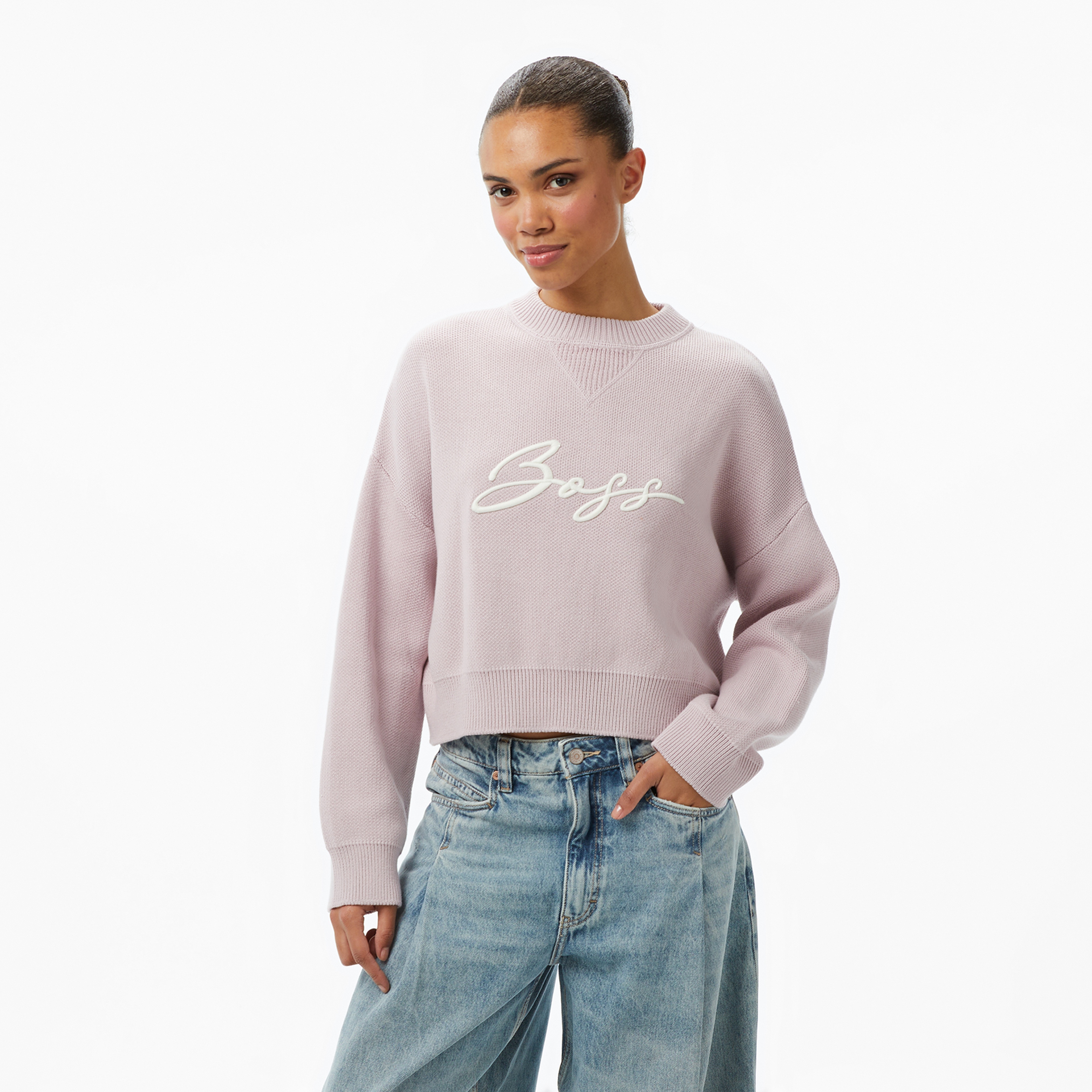 Boss Finevra Kadın Mor Triko