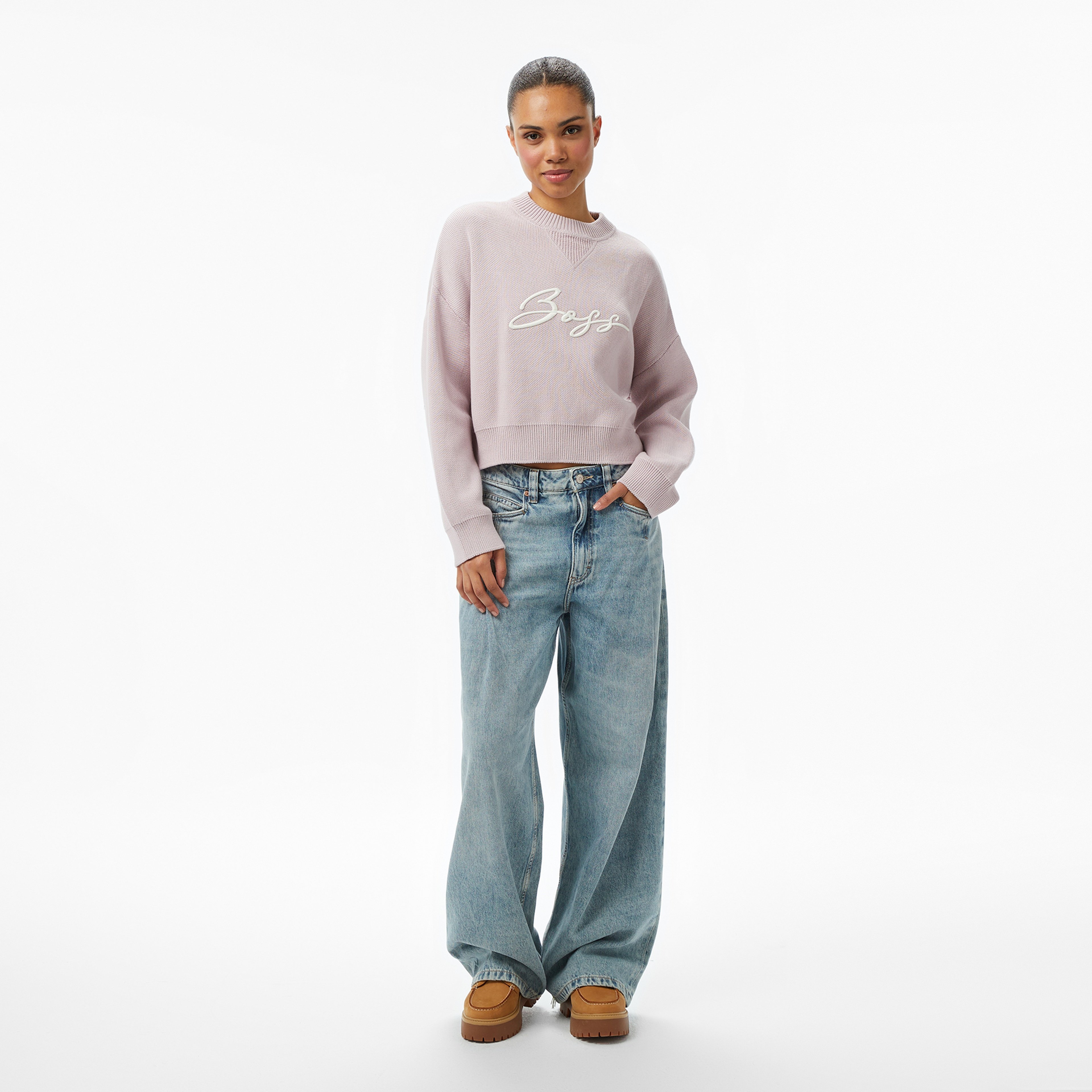 Boss Finevra Kadın Mor Triko