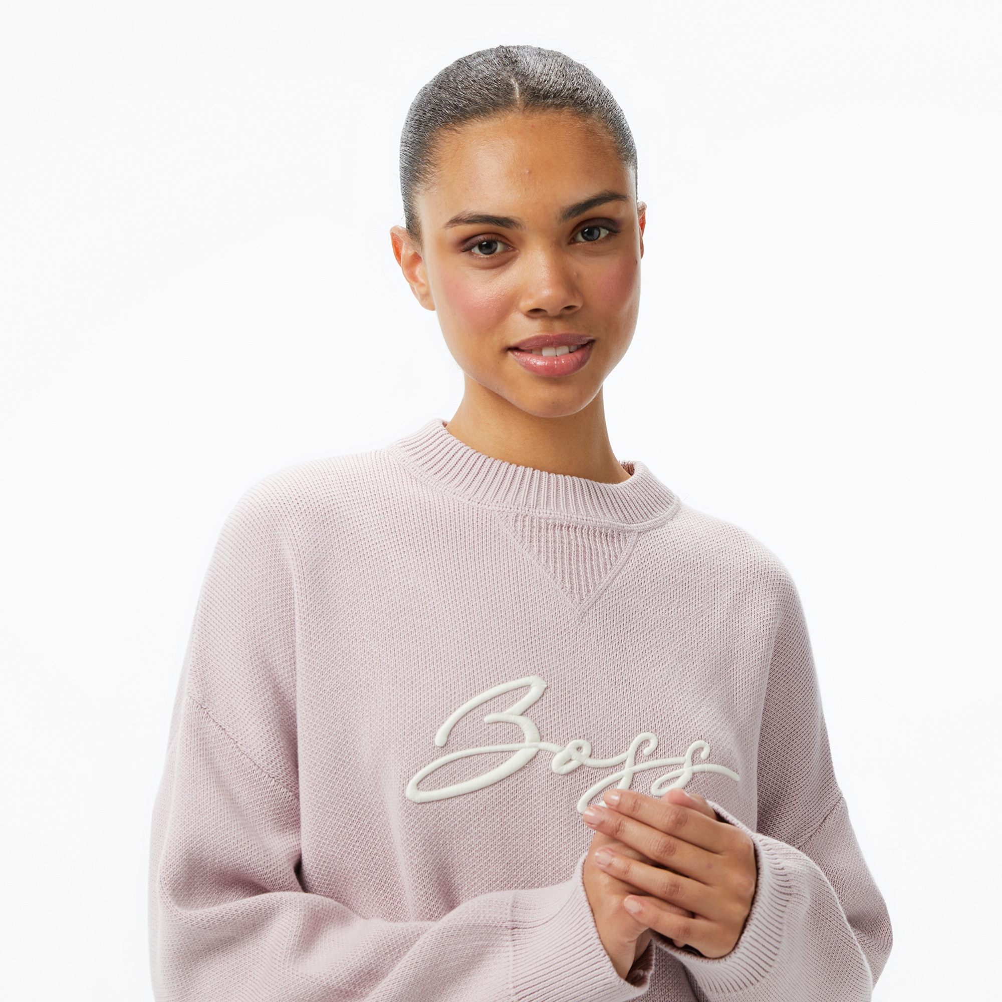 Boss Finevra Kadın Mor Triko