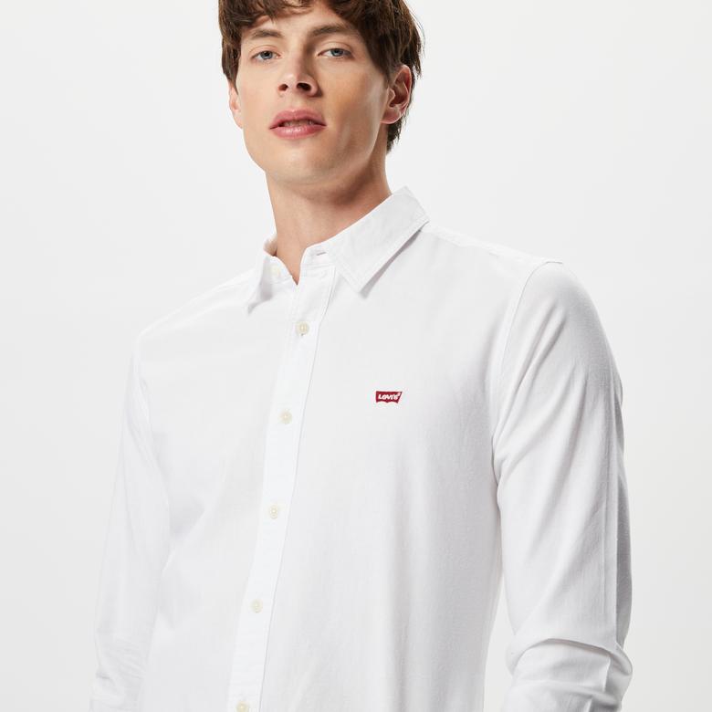 Levi's Battery Slim Erkek Beyaz Gömlek