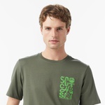 Scotch&Soda Regular Fit Left Chest Logo Erkek Yeşil T-Shirt