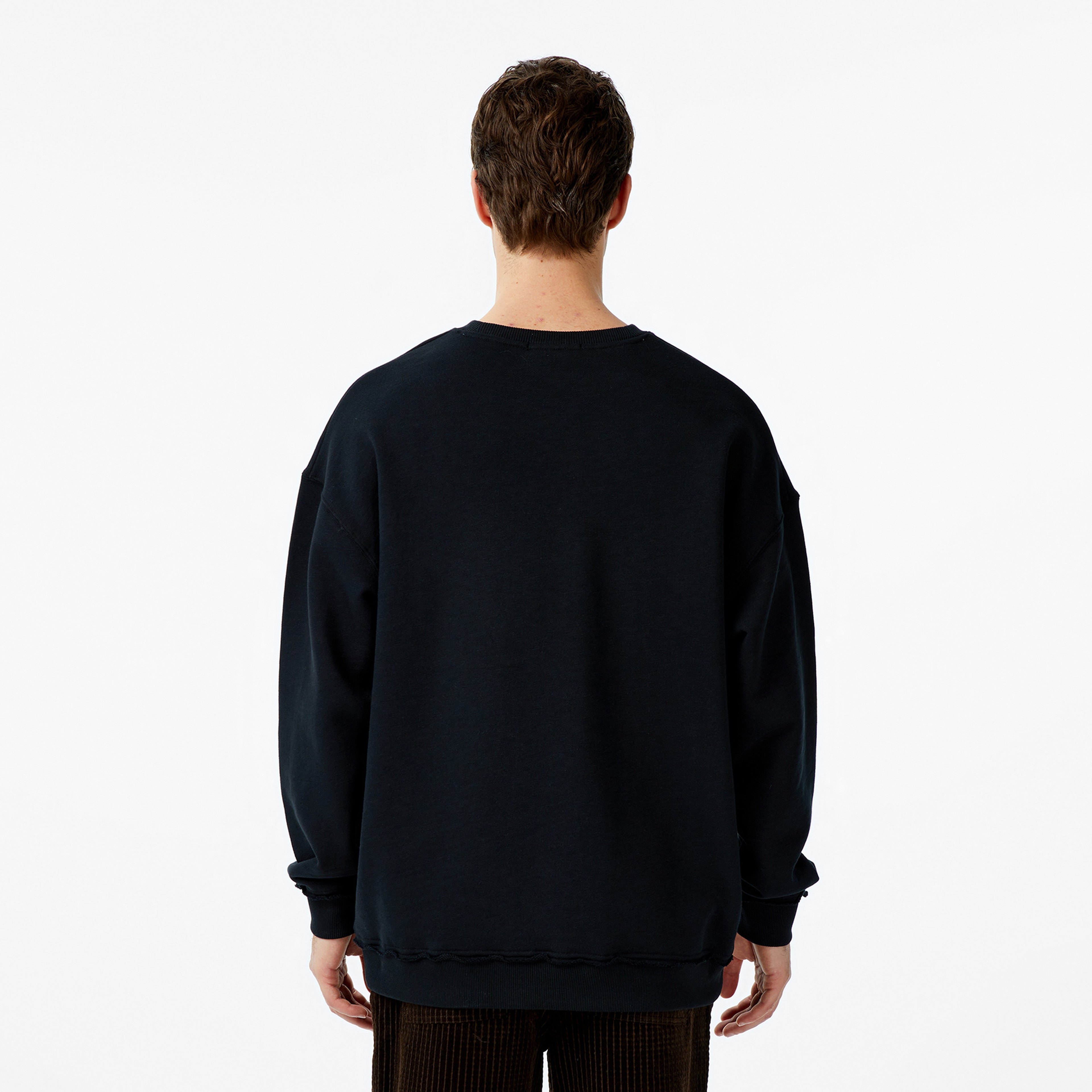 Scotch&Soda Loose Fıt Applique Erkek Gri Sweatshirt