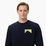 Scotch&Soda Front + Back Artwork Erkek Lacivert Sweatshirt