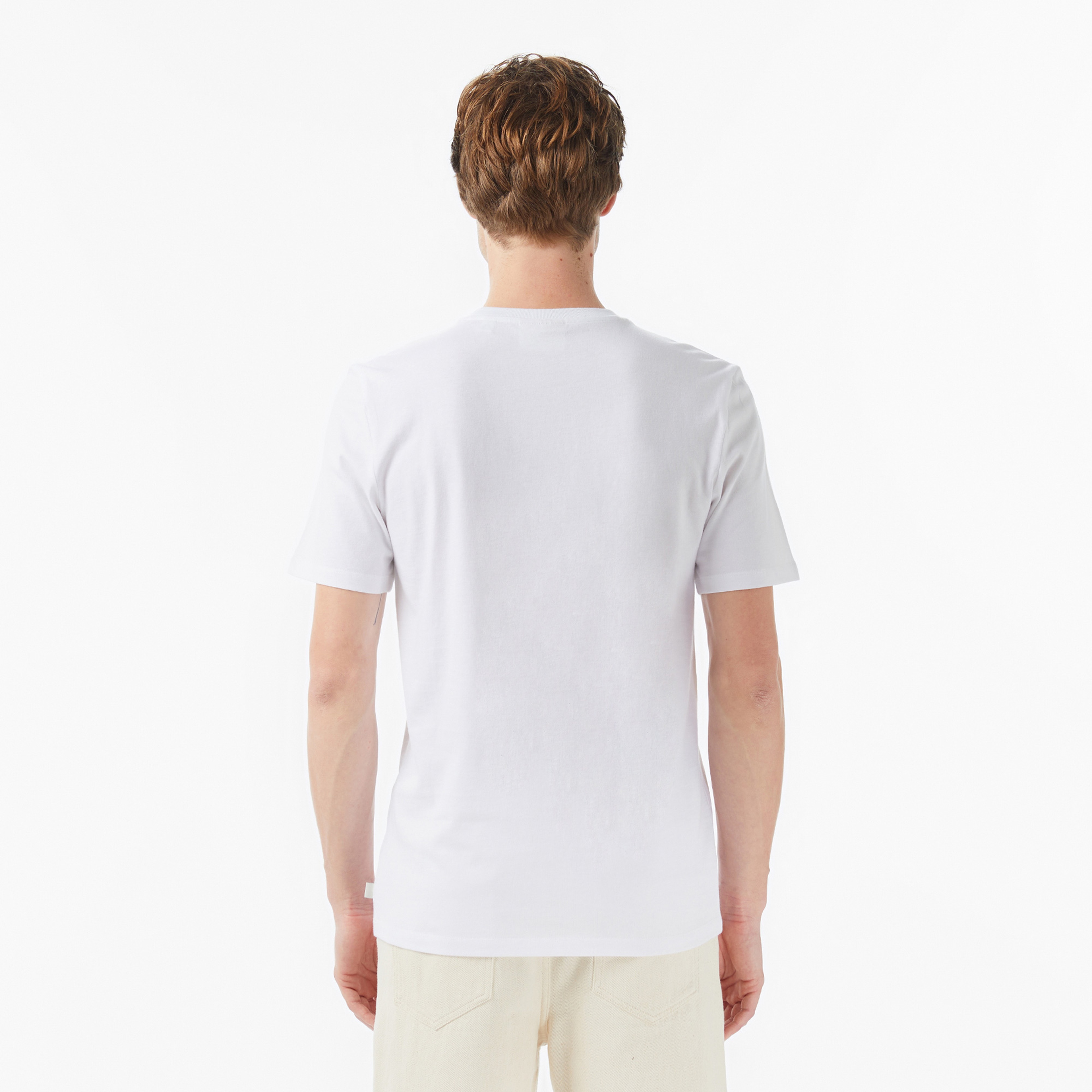 Scotch&Soda Regular Fit Left Chest Logo Erkek Beyaz T-Shirt