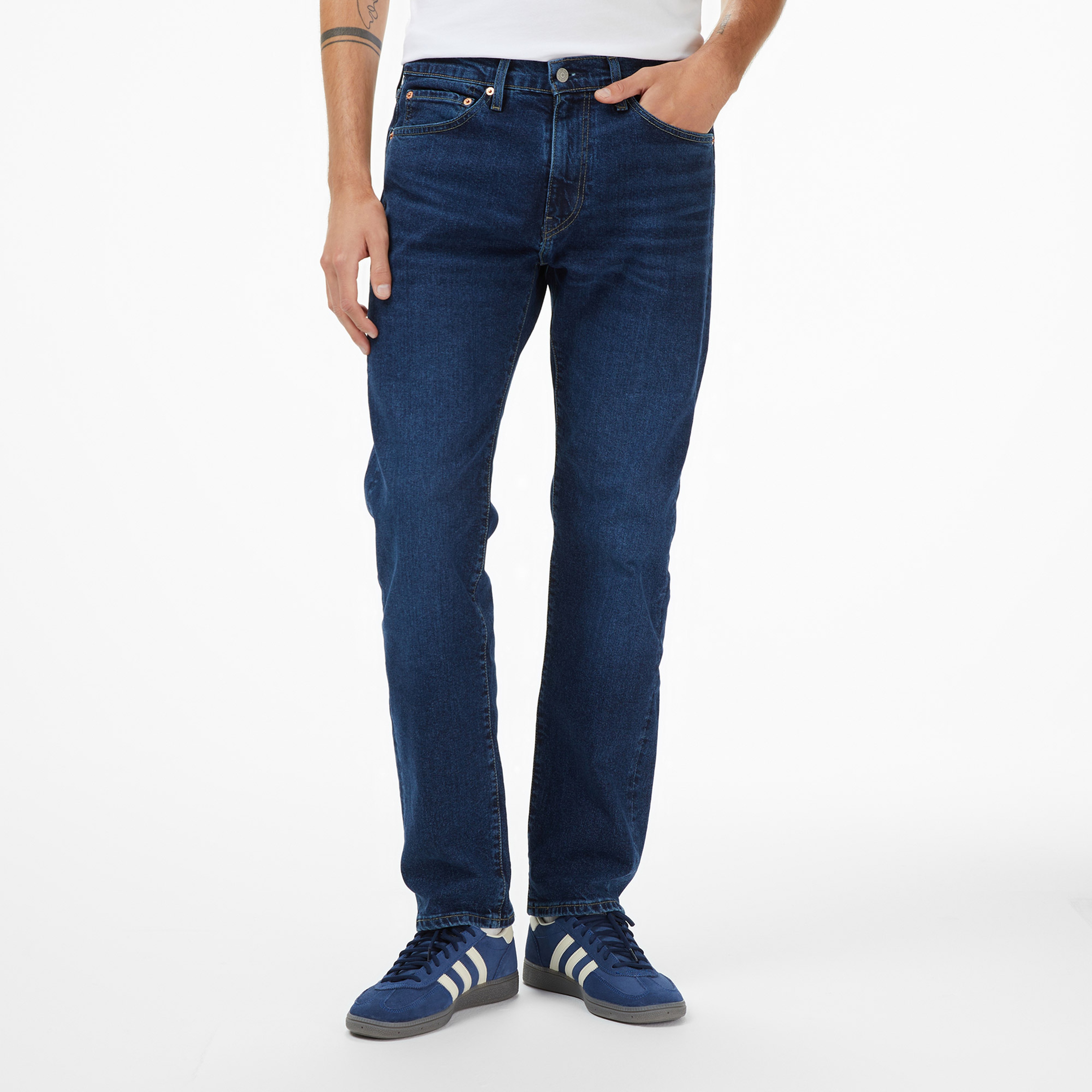 Levi's 505 Regular Dark Ravine Erkek Koyu Mavi Jean