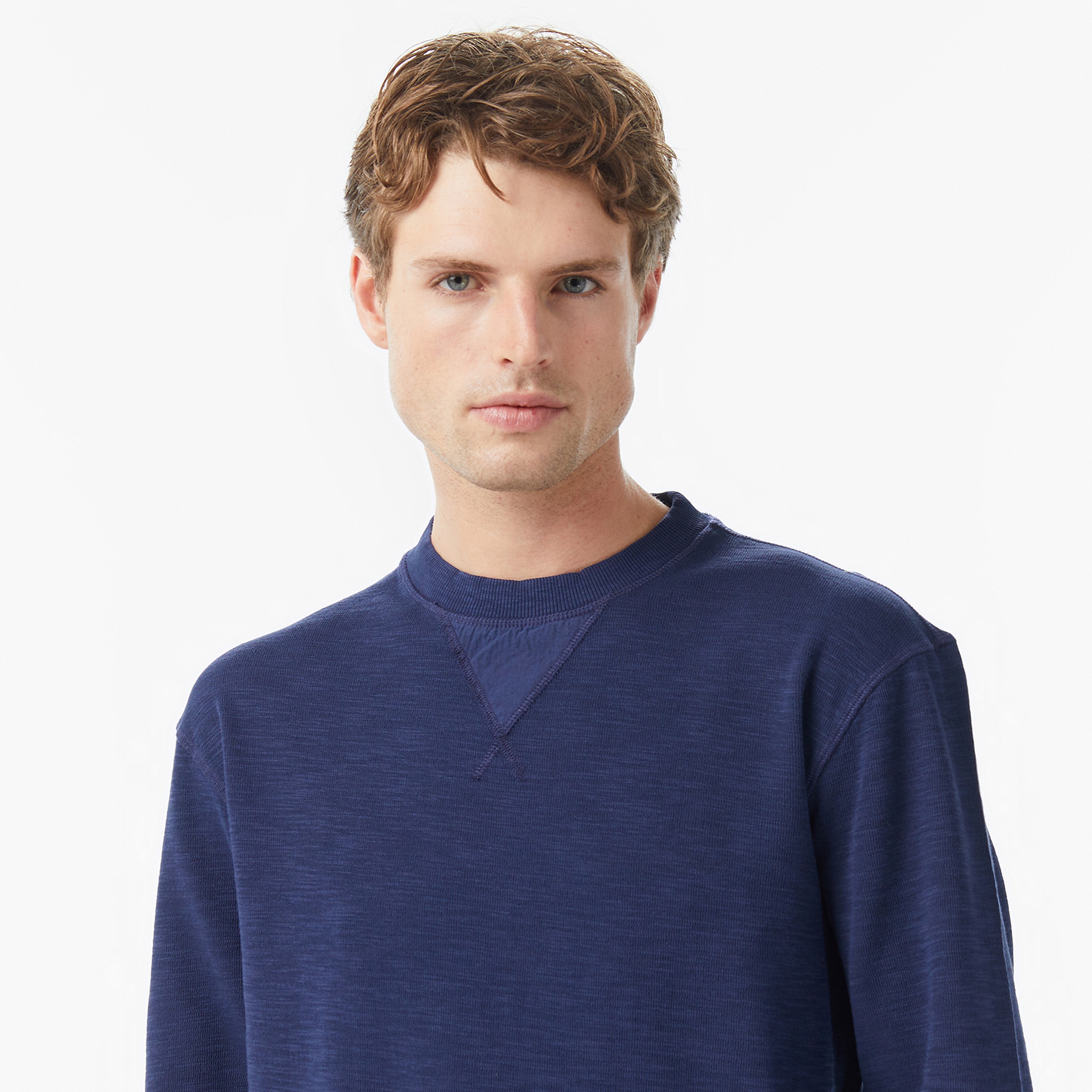 Scotch&Soda G/D Structured Erkek Lacivert Sweatshirt