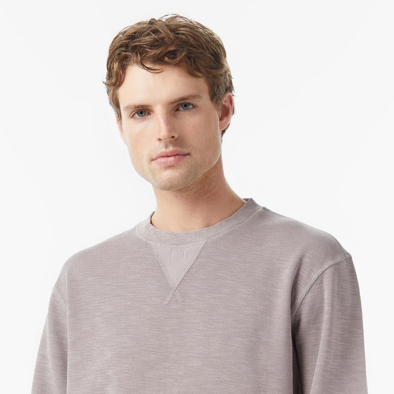 Scotch&Soda G/D Structured Erkek Gri Sweatshirt